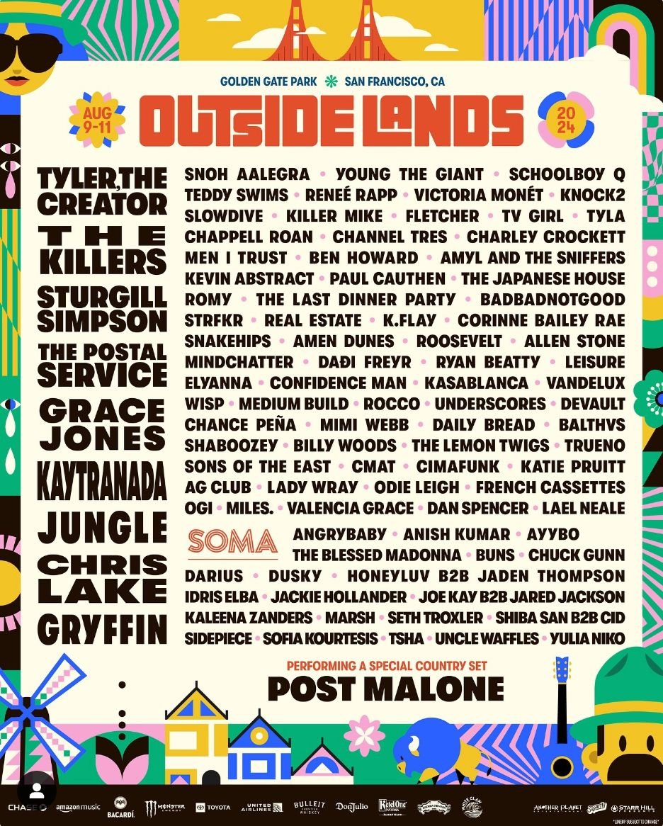 San Francisco's Outside Lands music festival announced the 2024 lineup! Book your ride to the festival on M Ride luxury shuttles. 

Choose a 1 day or 3 days shuttle pass. Pickup @westwoodgoldsf on Lombard St., SF.

Early bird pricing available now! B