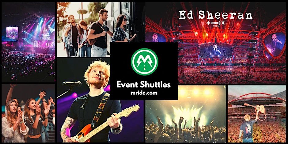 ED SHEERAN Shuttle Bus to LEVI'S STADIUM — M Ride | San Francisco Bay Area  Bus Charters and Party Buses