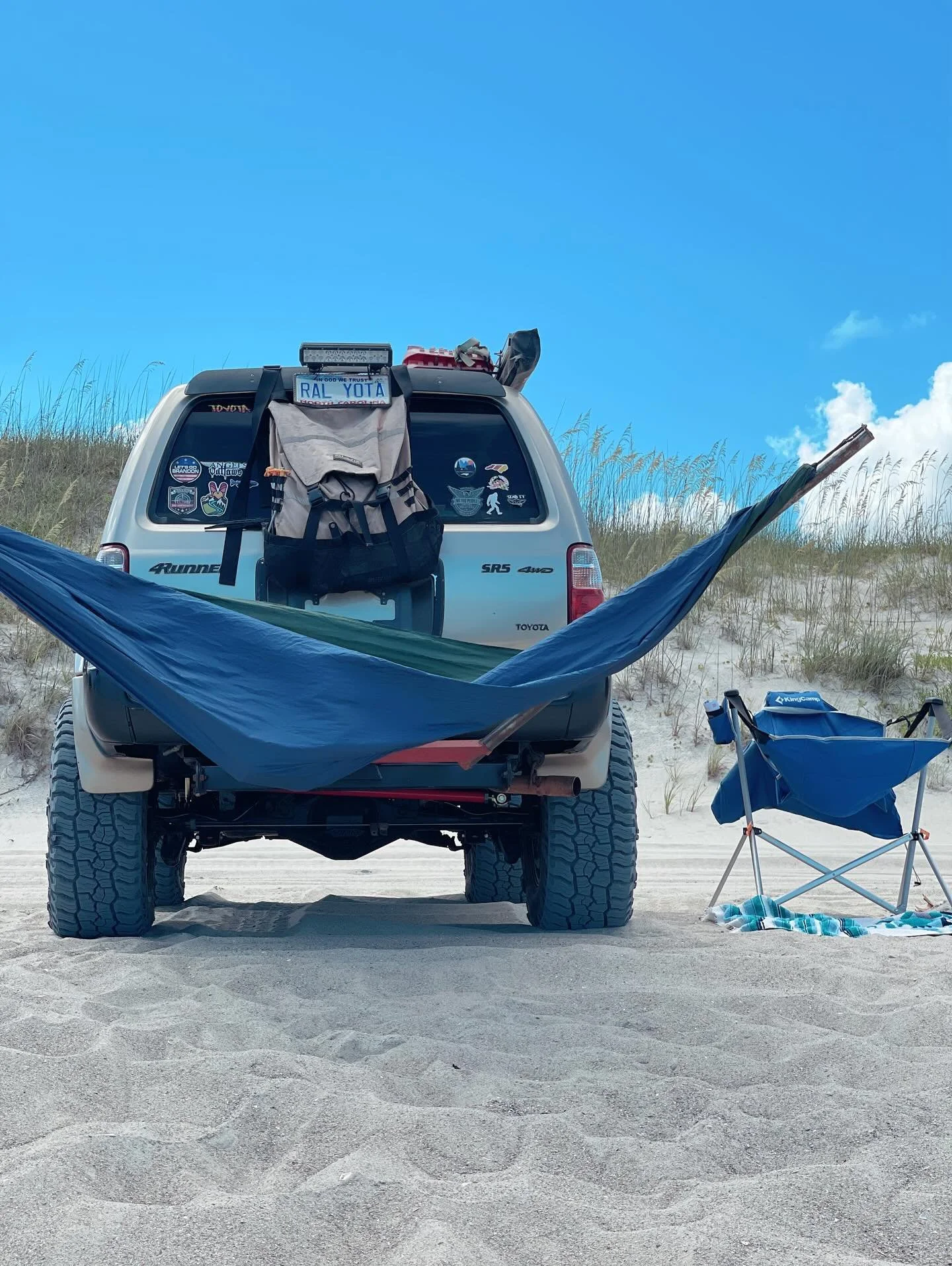 Come find me at the beach ☀️🏖️🌊

#beach #4x4 #toyota #yota #beachdriving #offroad #sunshine #explore #adventure #tanning #carolina #nc #raleighyota #hammock #overland #meetup #beachbash #toyotagram