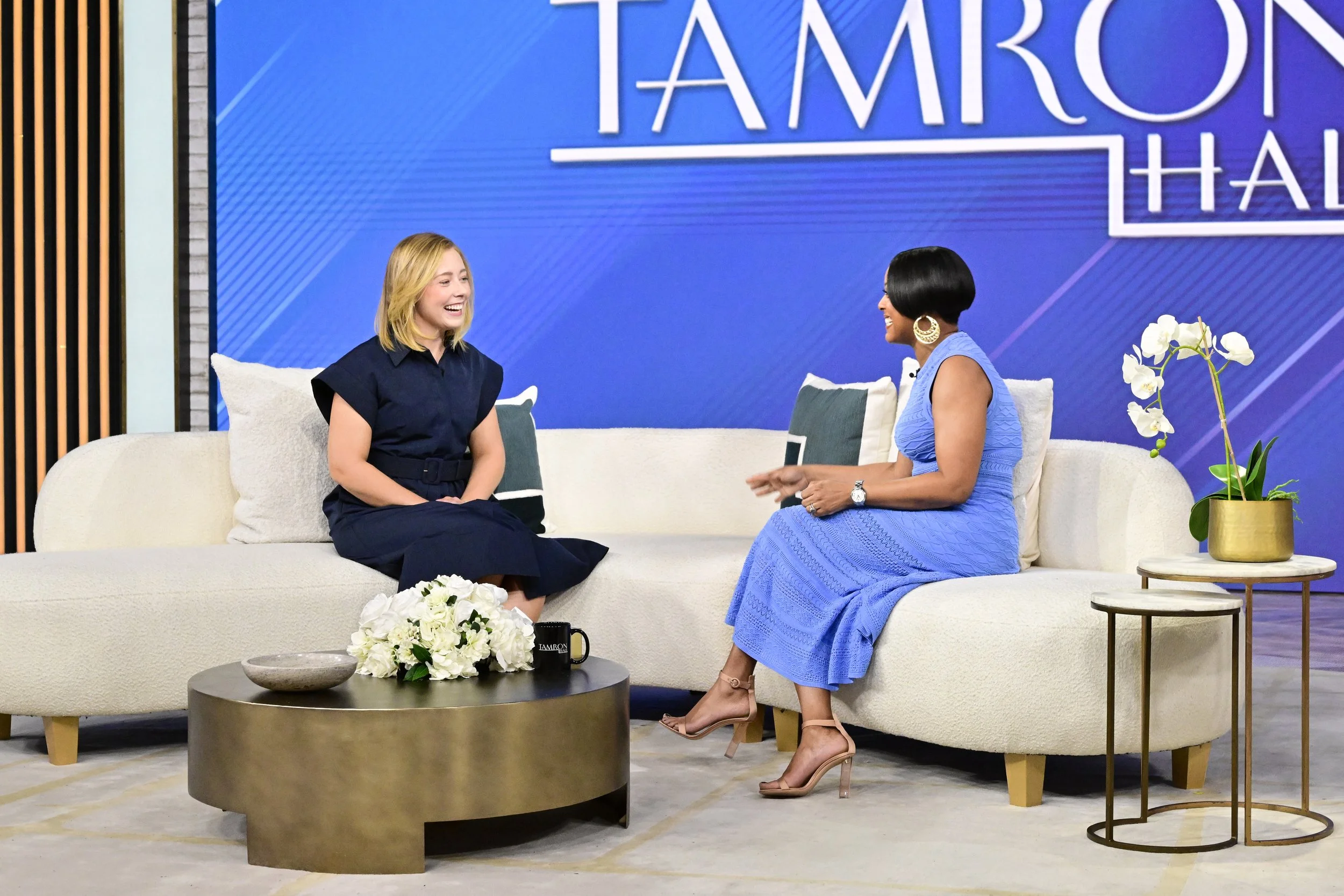 Taryn Smith on the Tamron Hall Show after her solo Atlantic Row