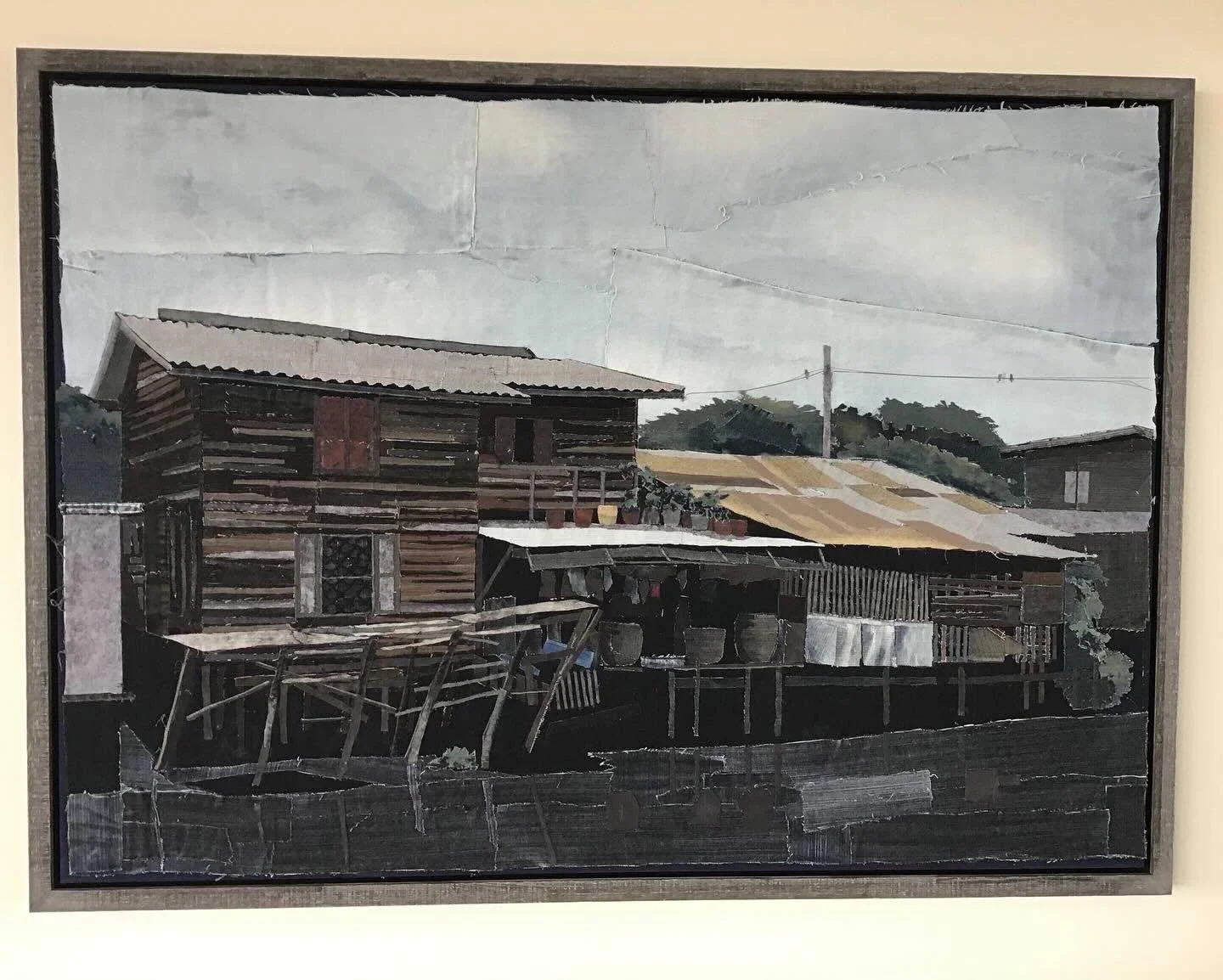 Framed Art: Bangkok Canals by Pongsakul