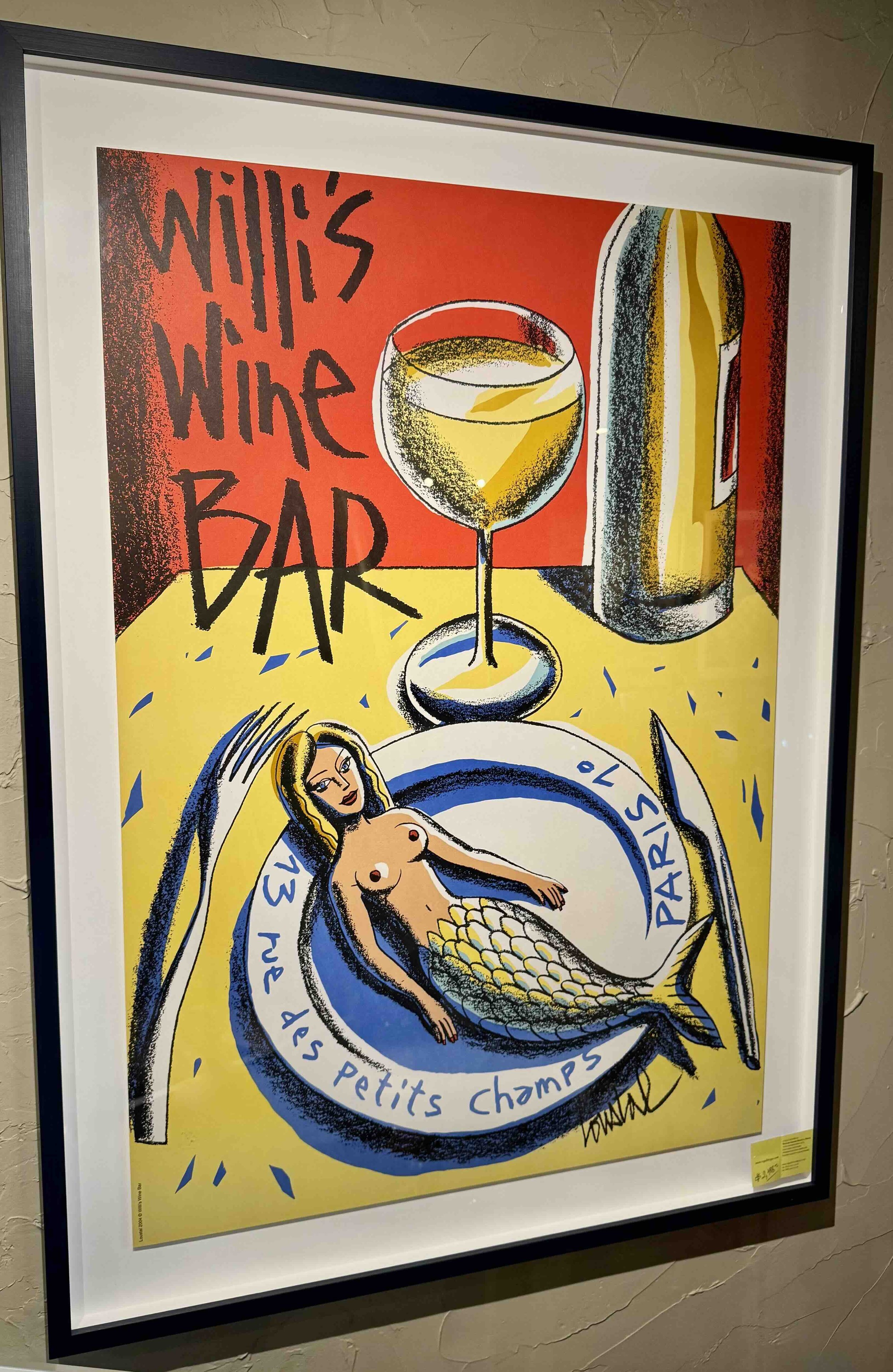 Framed Poster: Willi's Winebar