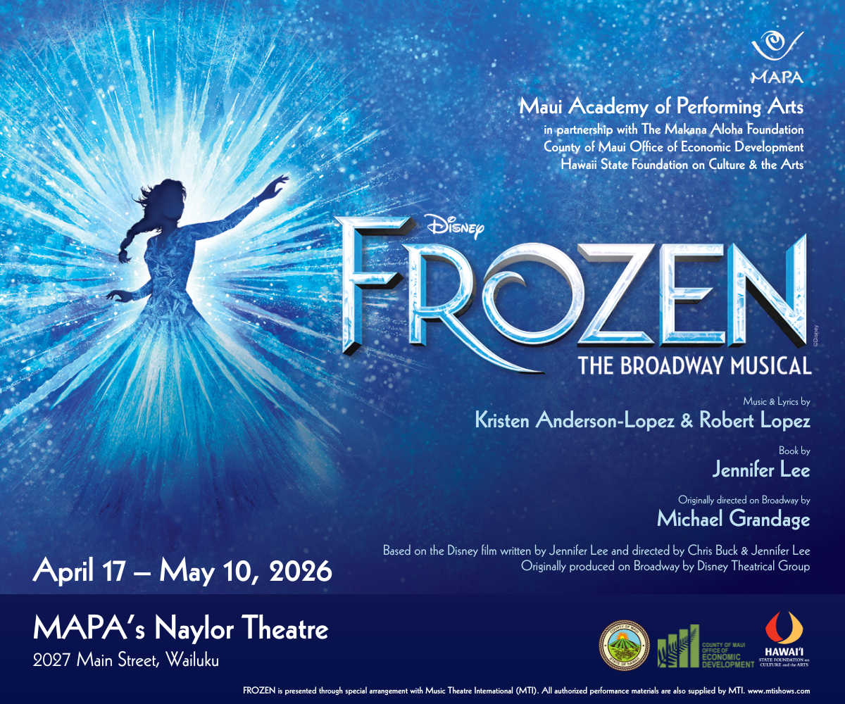 princess with icicles on a blue background