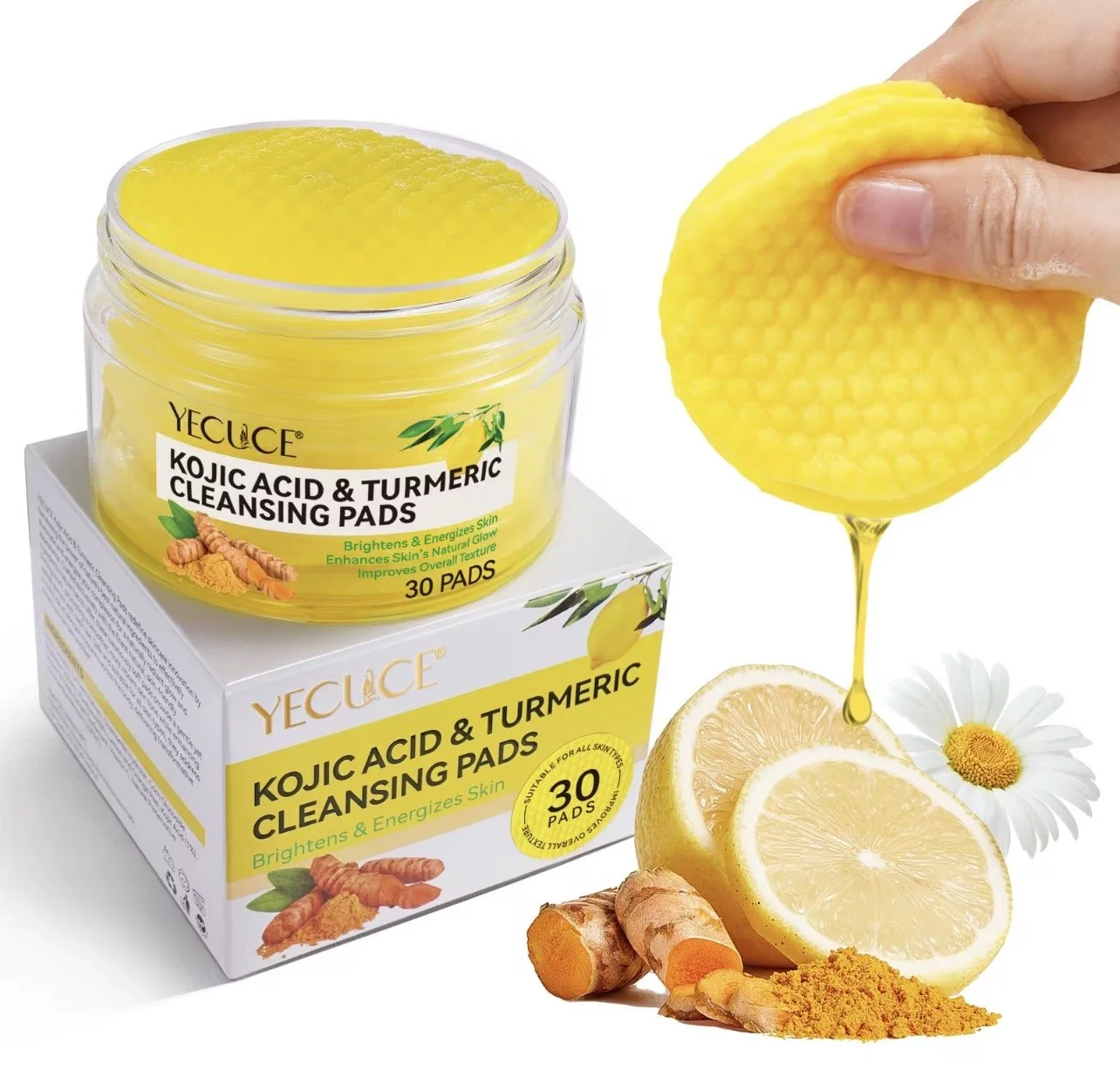 Kojic Acid & Turmeric Cleansing Pads