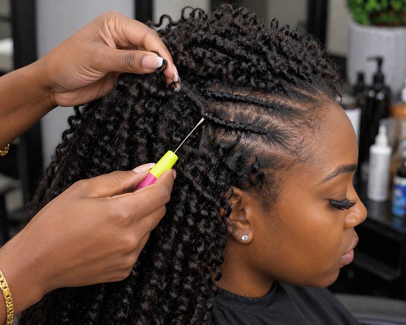 Geometric drawing of an outline square with sections divided by vertical, horizontal, and half circle lines.