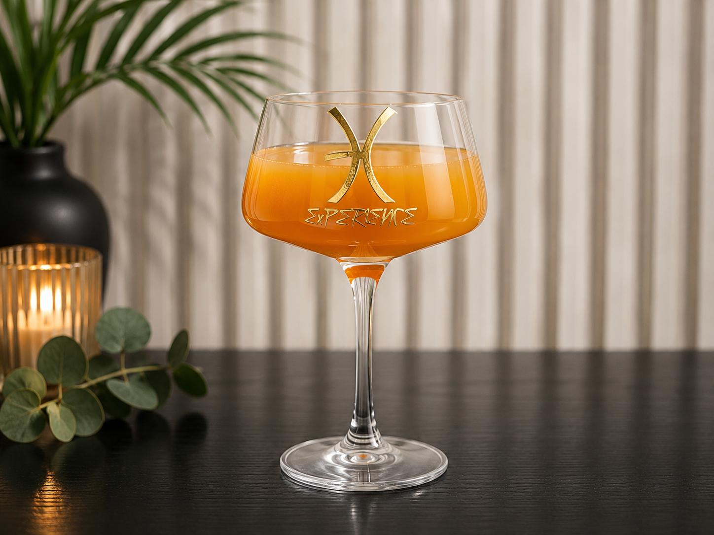 Elegant Martini Cocktail Glass