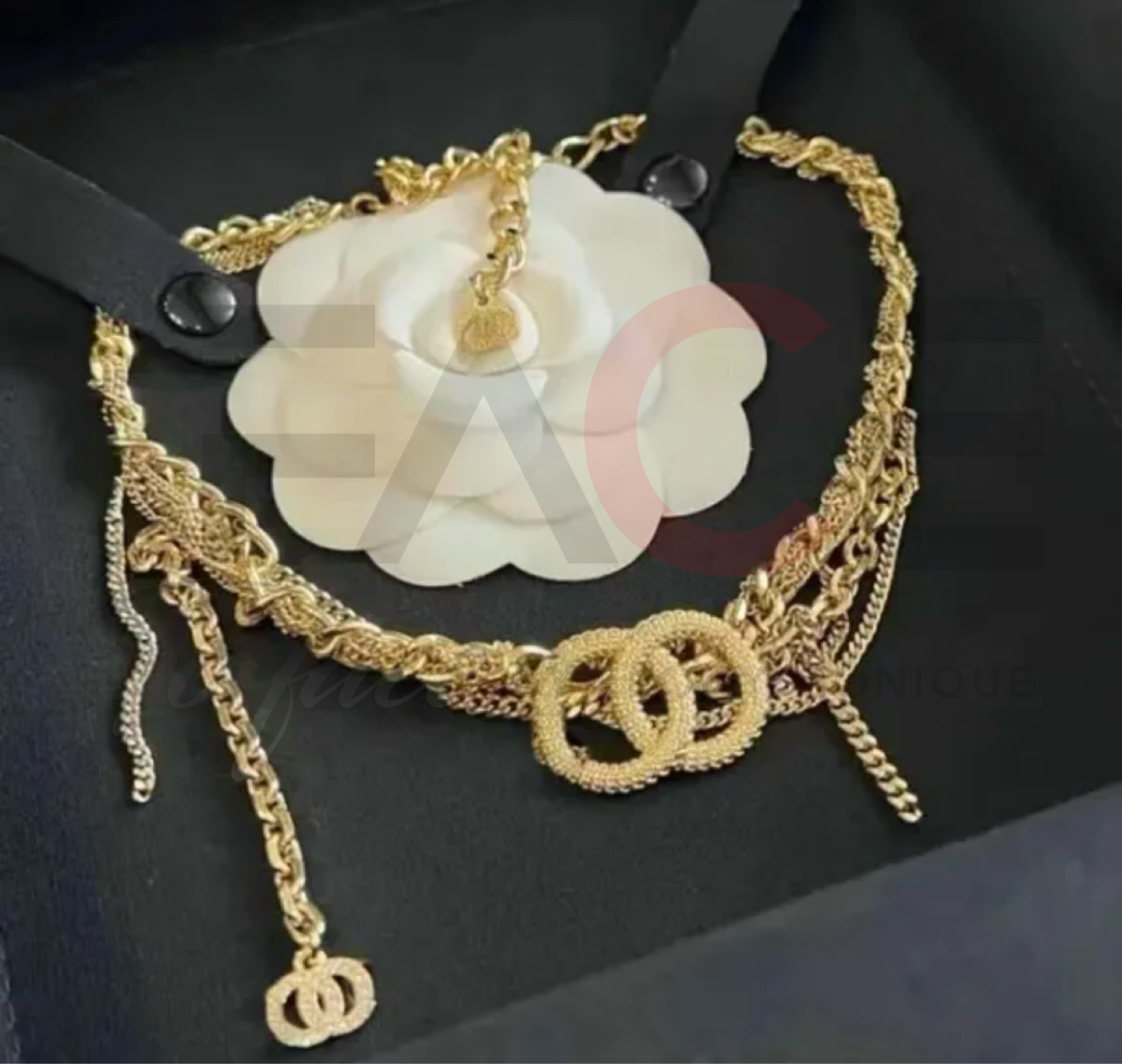 Double C All Tangled Up Chain Necklace