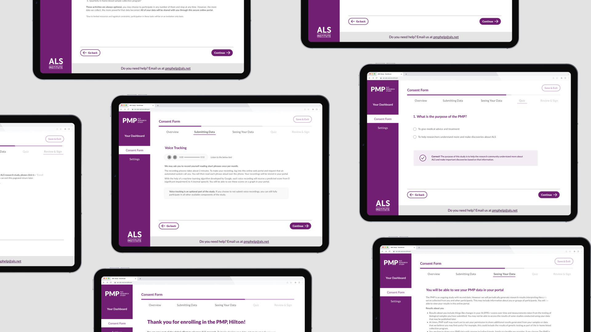 ARC Enrollment Process Screens with Glare.png