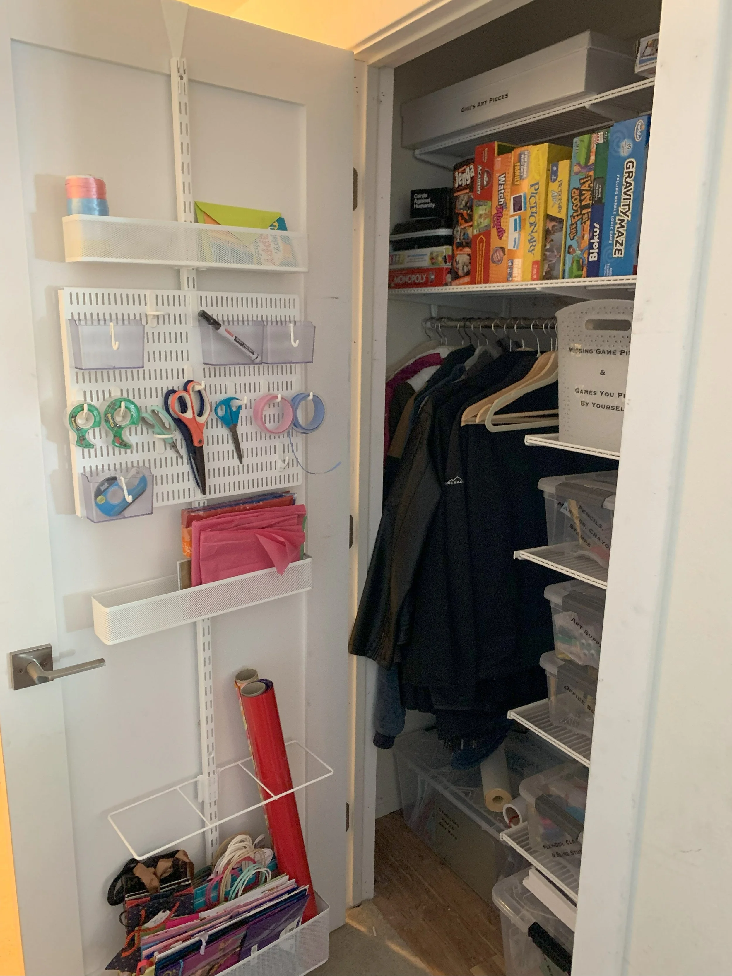 4 Closets + Garage