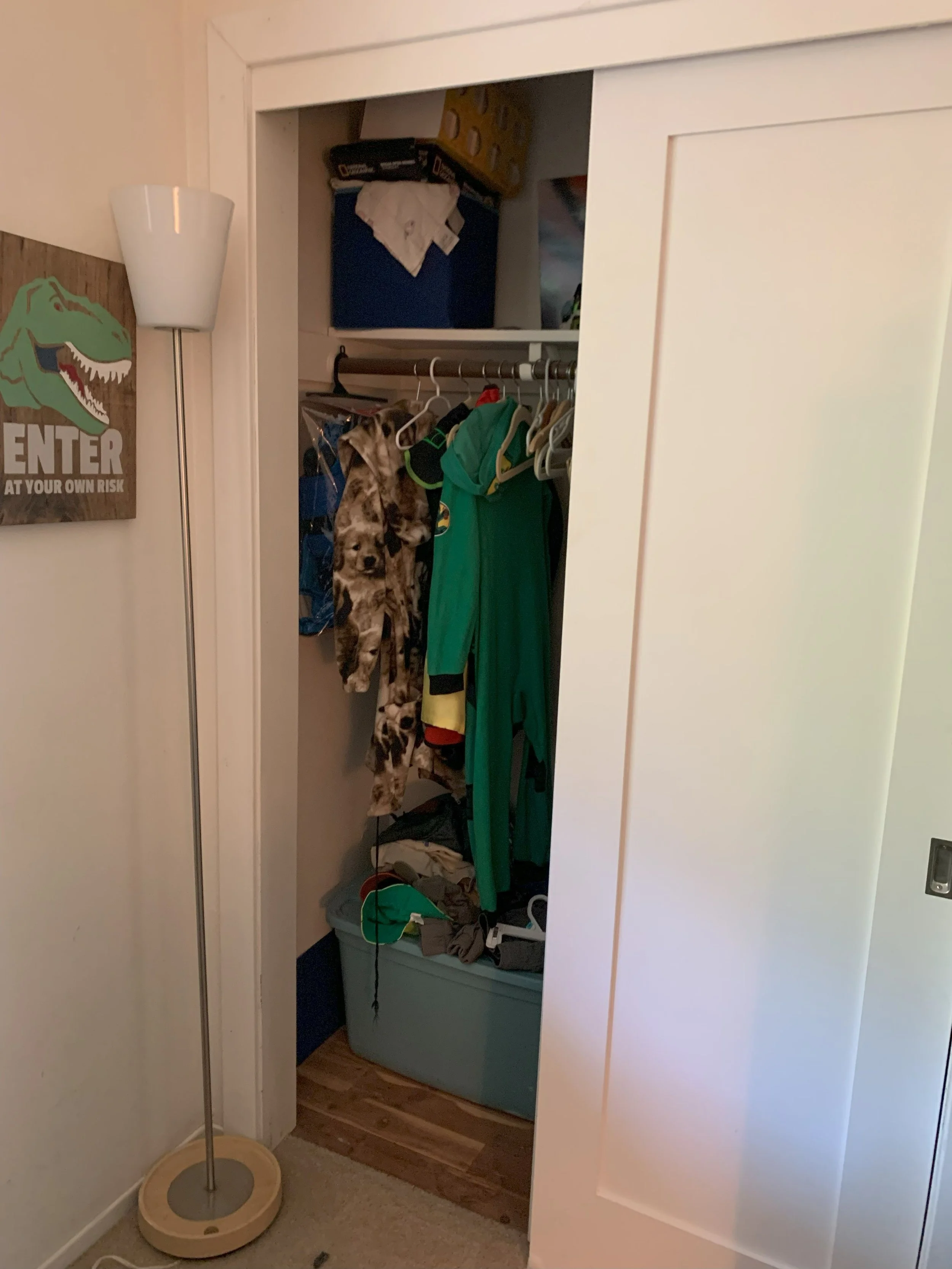 BEFORE - BOY'S CLOSET