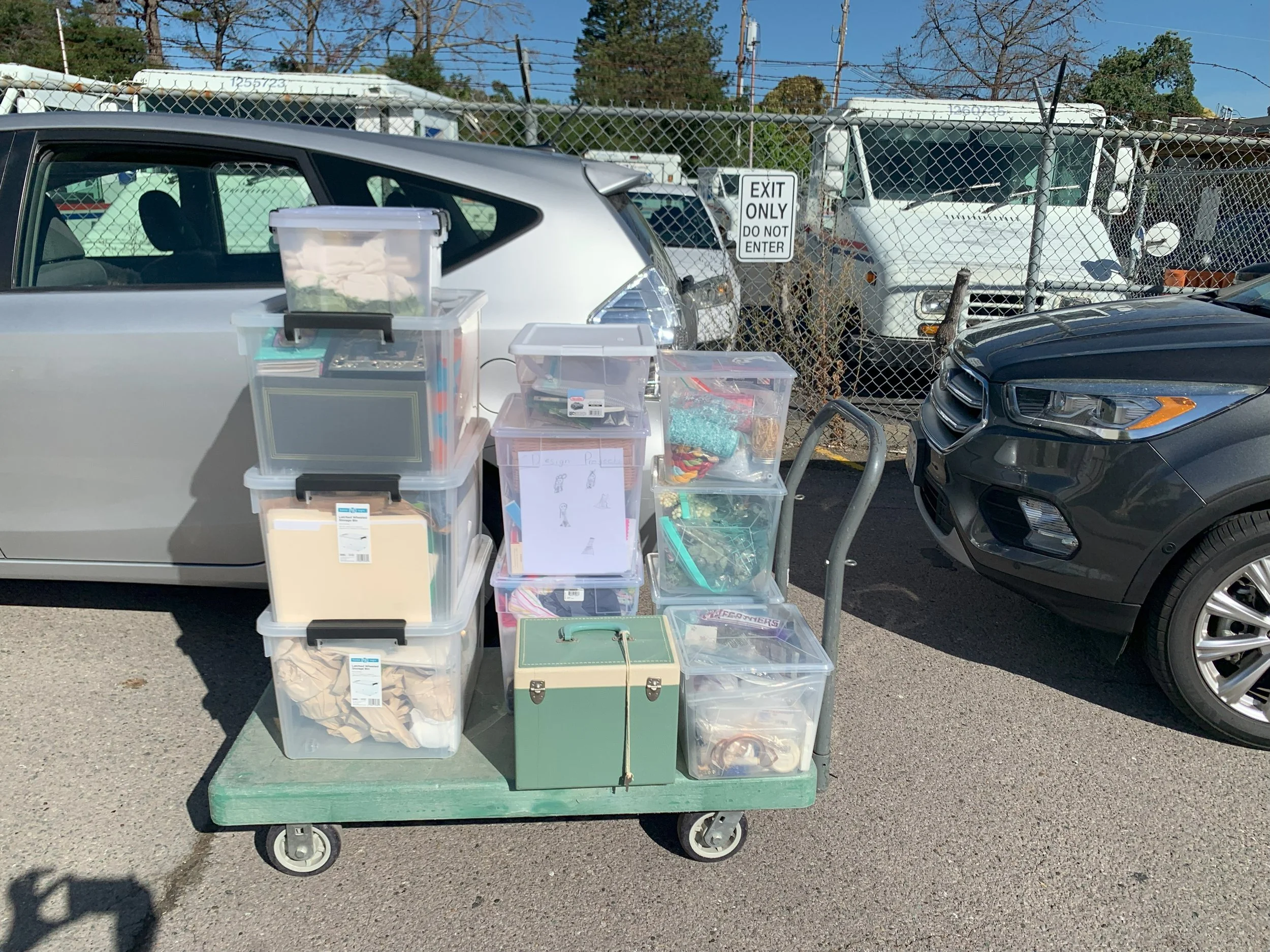 MOVING INTO STORAGE UNIT