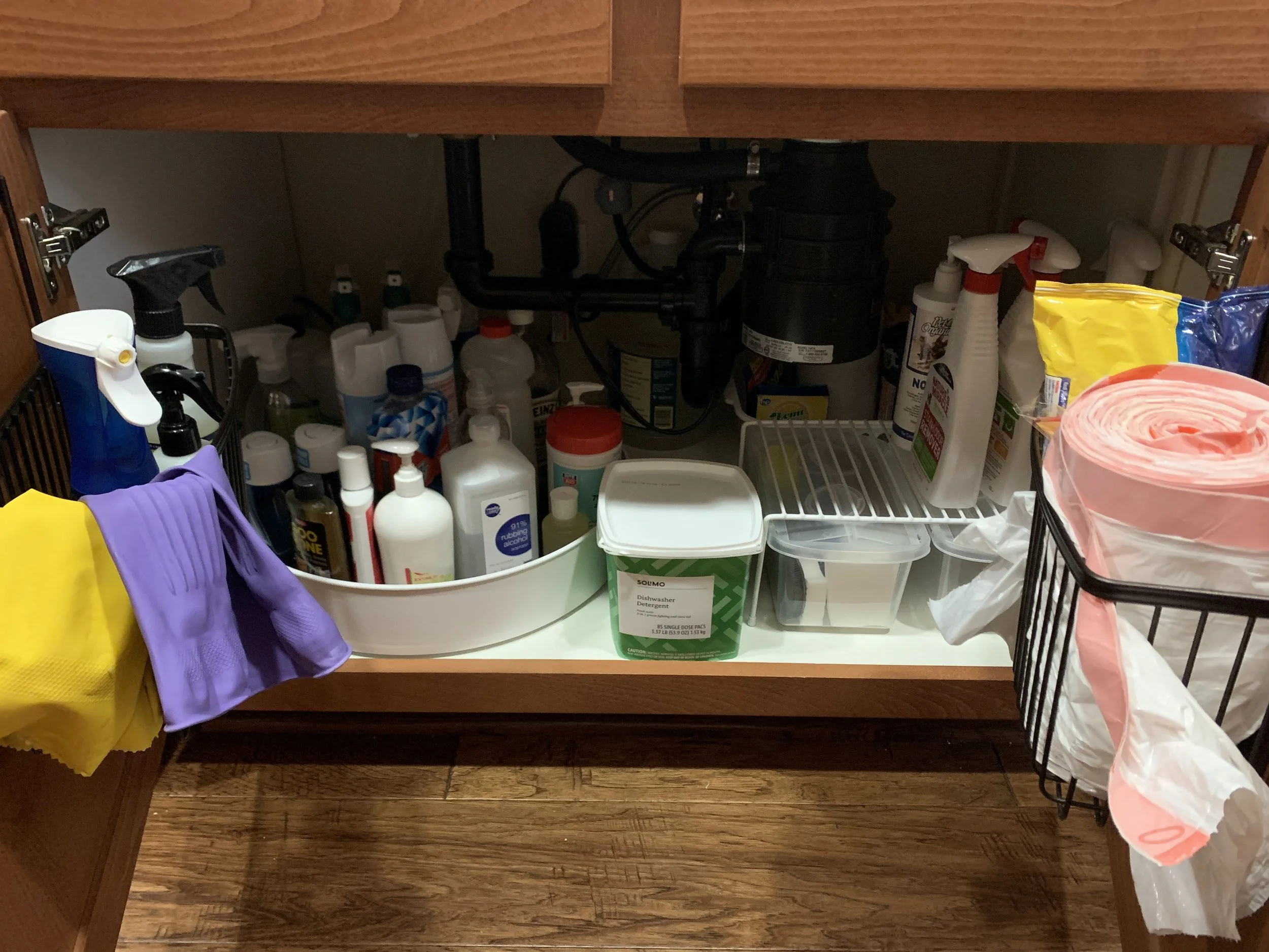 AFTER - A LARGER LAZY SUSAN!