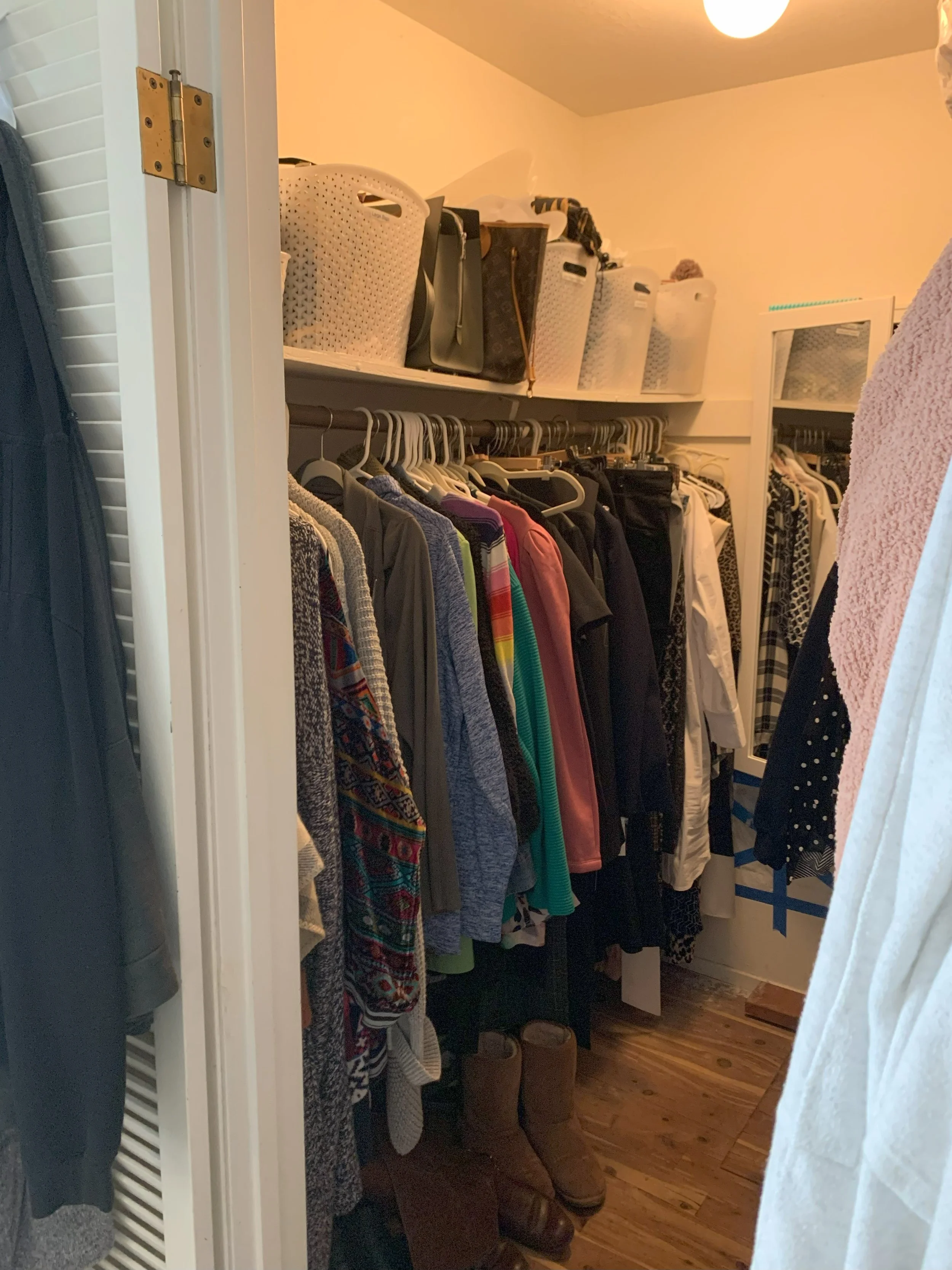 BEFORE - MASTER CLOSET