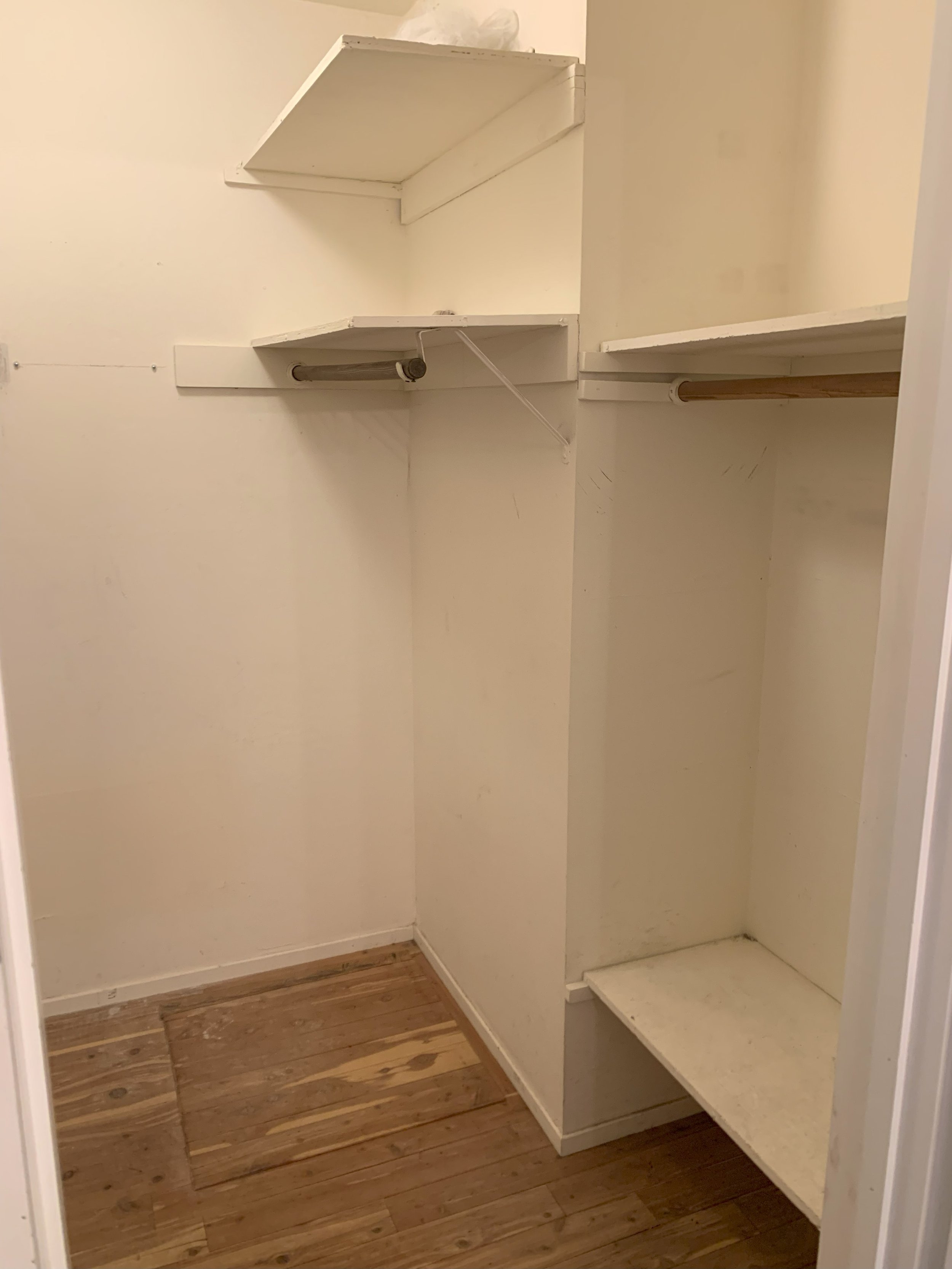 BEFORE - MASTER CLOSET