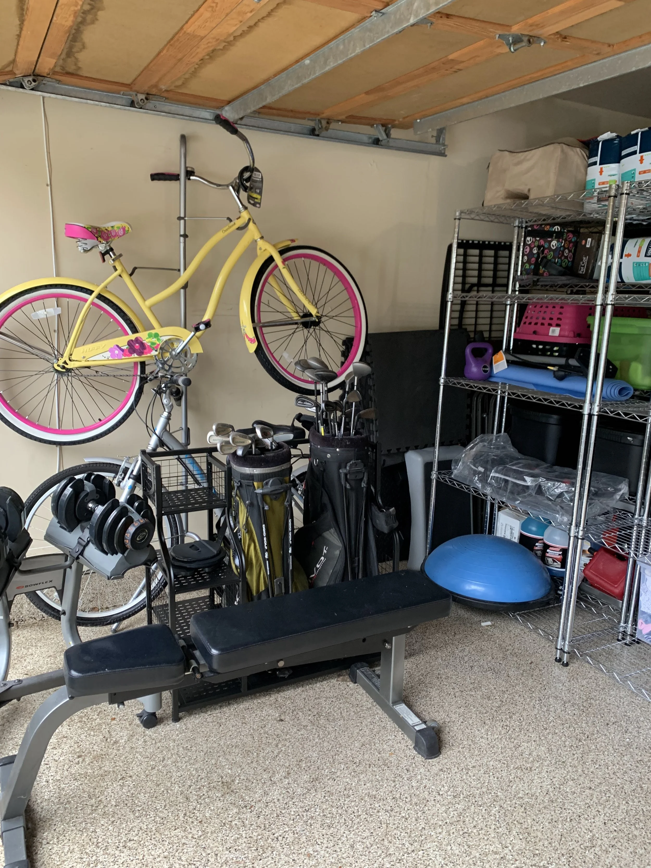 AFTER - BIKE RACKS AND SHELVES