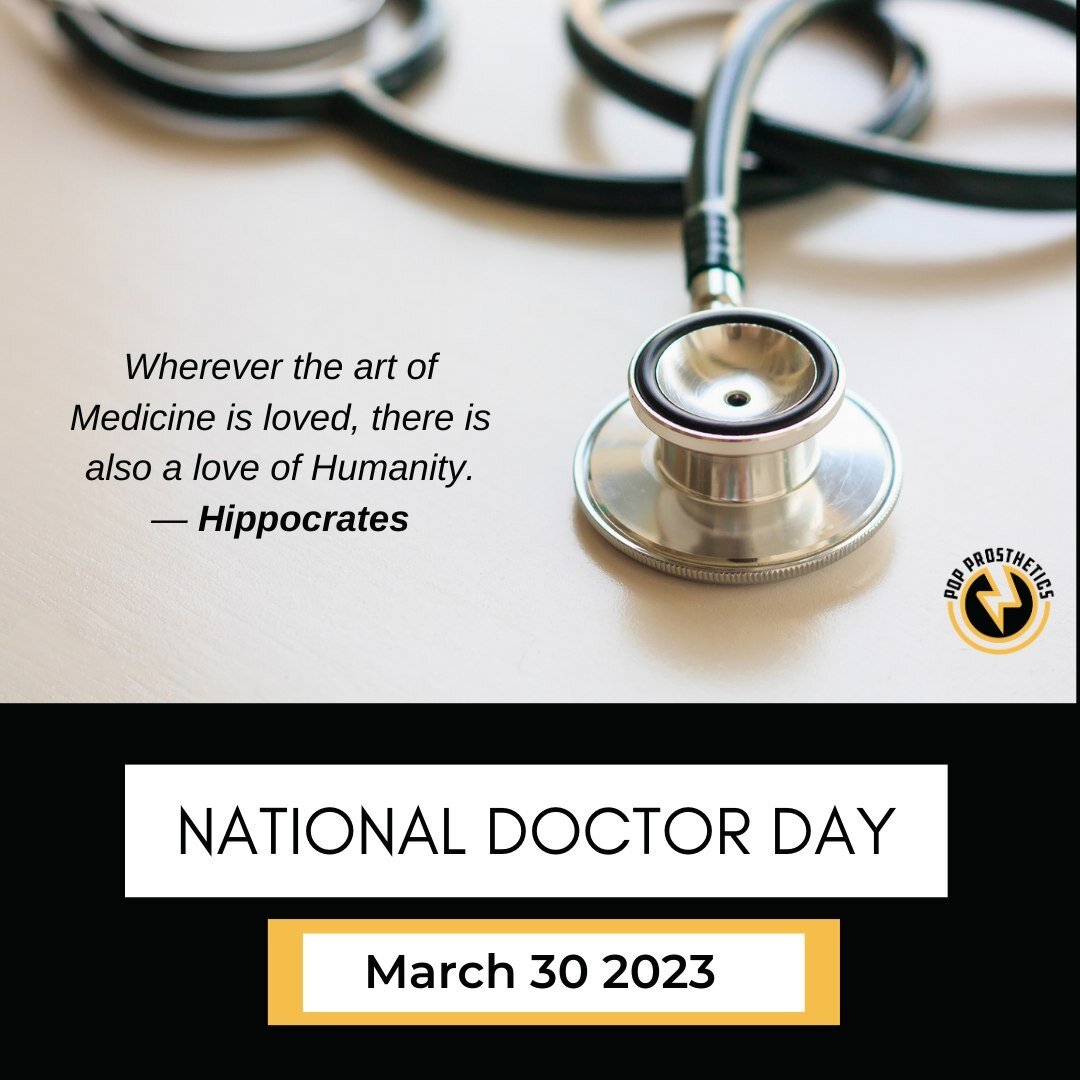 Today is National Doctors Day! ⠀
We wanted to take this opportunity to thank every physician who has extended their time, compassion and talents to help our patients. We are proud to be part of your team!⠀
#prosthetics #nationaldoctorday⠀