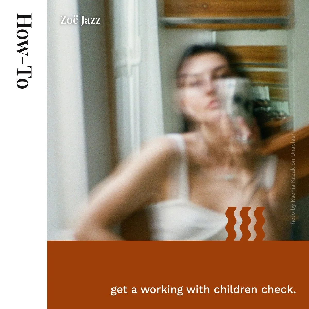 How to get a working with children check.