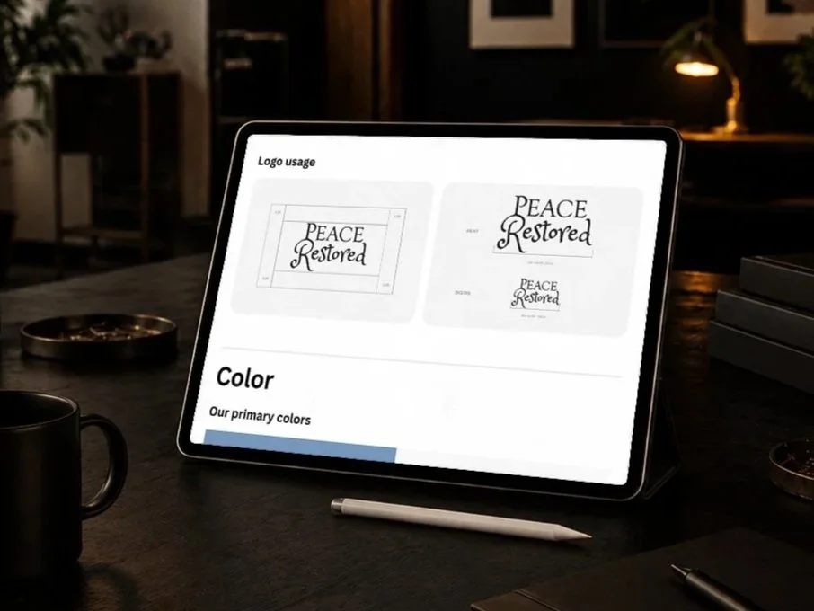 Peace Restored Branding