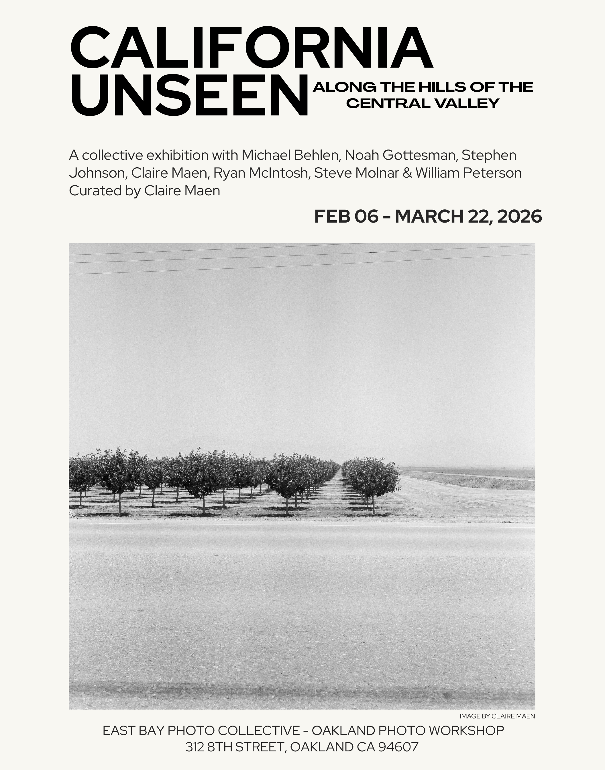 California Unseen; Along the Hills of the Central Valley