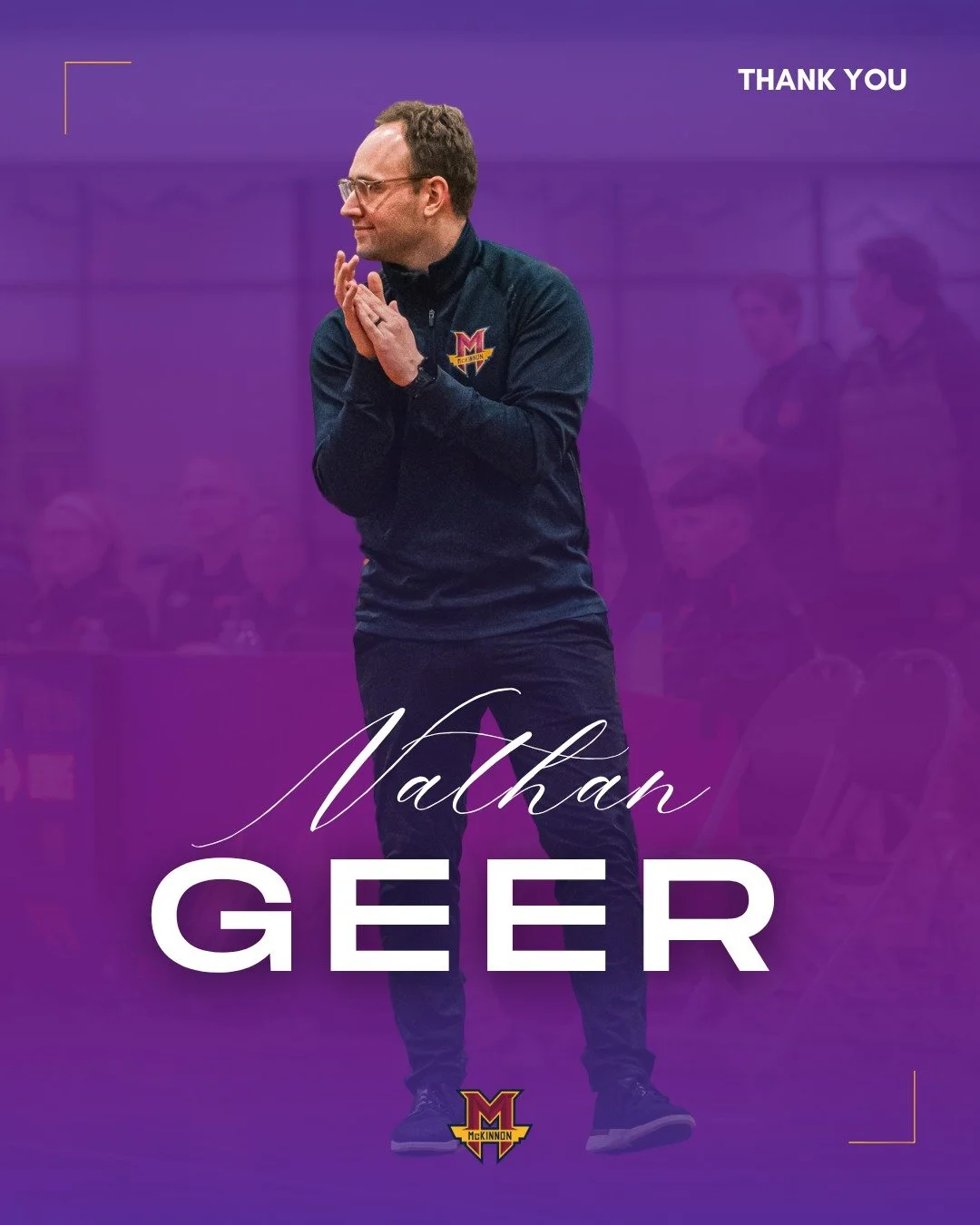THANK YOU, NATHAN GEER 🎉

The McKinnon Basketball Association extends a heartfelt THANK YOU to Nathan Geer. 

After 9 incredible years with McKinnon Basketball Association, Nathan is making the move to Basketball Victoria. From his early days overse