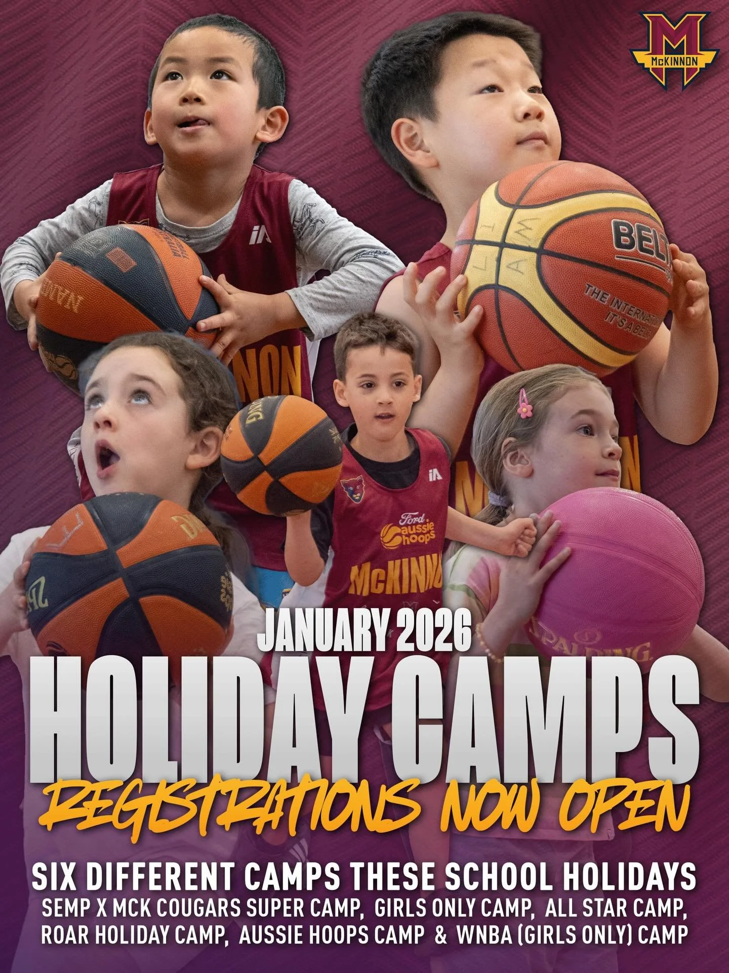 Holiday hoops just got bigger! 🐾
 We&rsquo;re rolling out new programs, elite development clinics, and fun all-day camps designed to keep kids active, connected and growing on court.

Whether you&rsquo;re 5 or 16, there&rsquo;s a camp ready for you 
