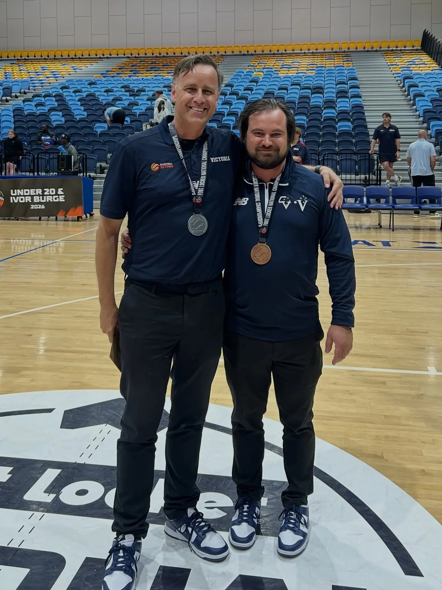 👏 Congratulations to Clayton Watt and Daniel Gianchino on representing Victoria at the Basketball Australia National Championships.

🥈 Clayton Watt &ndash; Assistant Coach, Victoria Ivor Burge Women 🥉 Daniel Gianchino &ndash; Development Coach, Vi