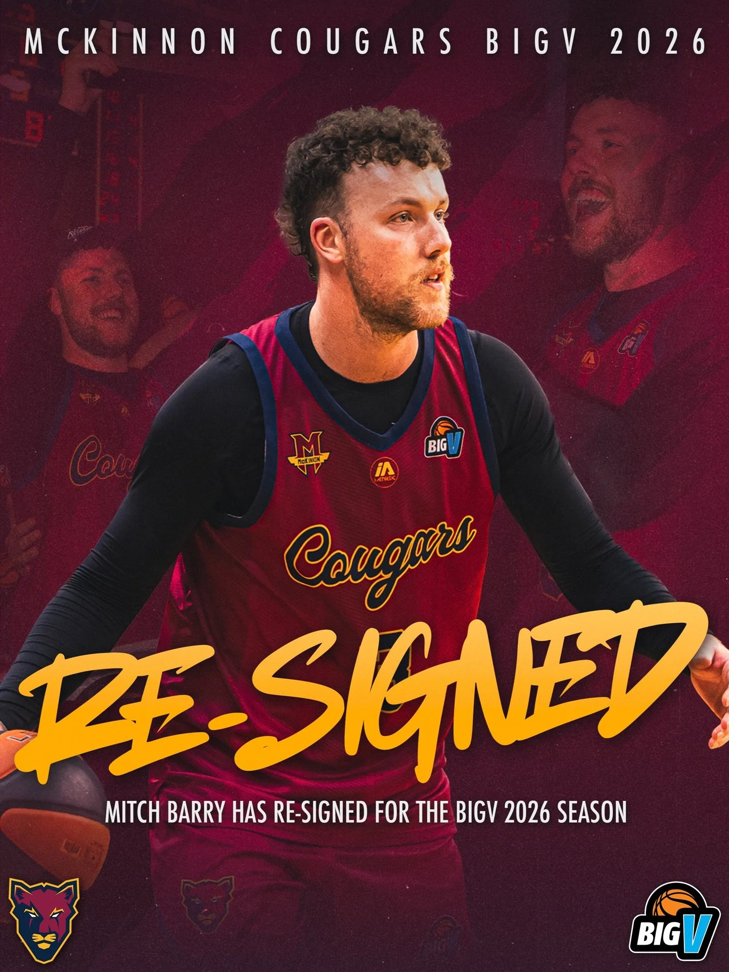 😃 MBA are proud to announce that&nbsp;Mitch Barry&nbsp;has re-signed with the&nbsp;McKinnon Cougars&nbsp;for the&nbsp;Big V 2026 State Championship Men&nbsp;season.

📰 Read more on the MBA website