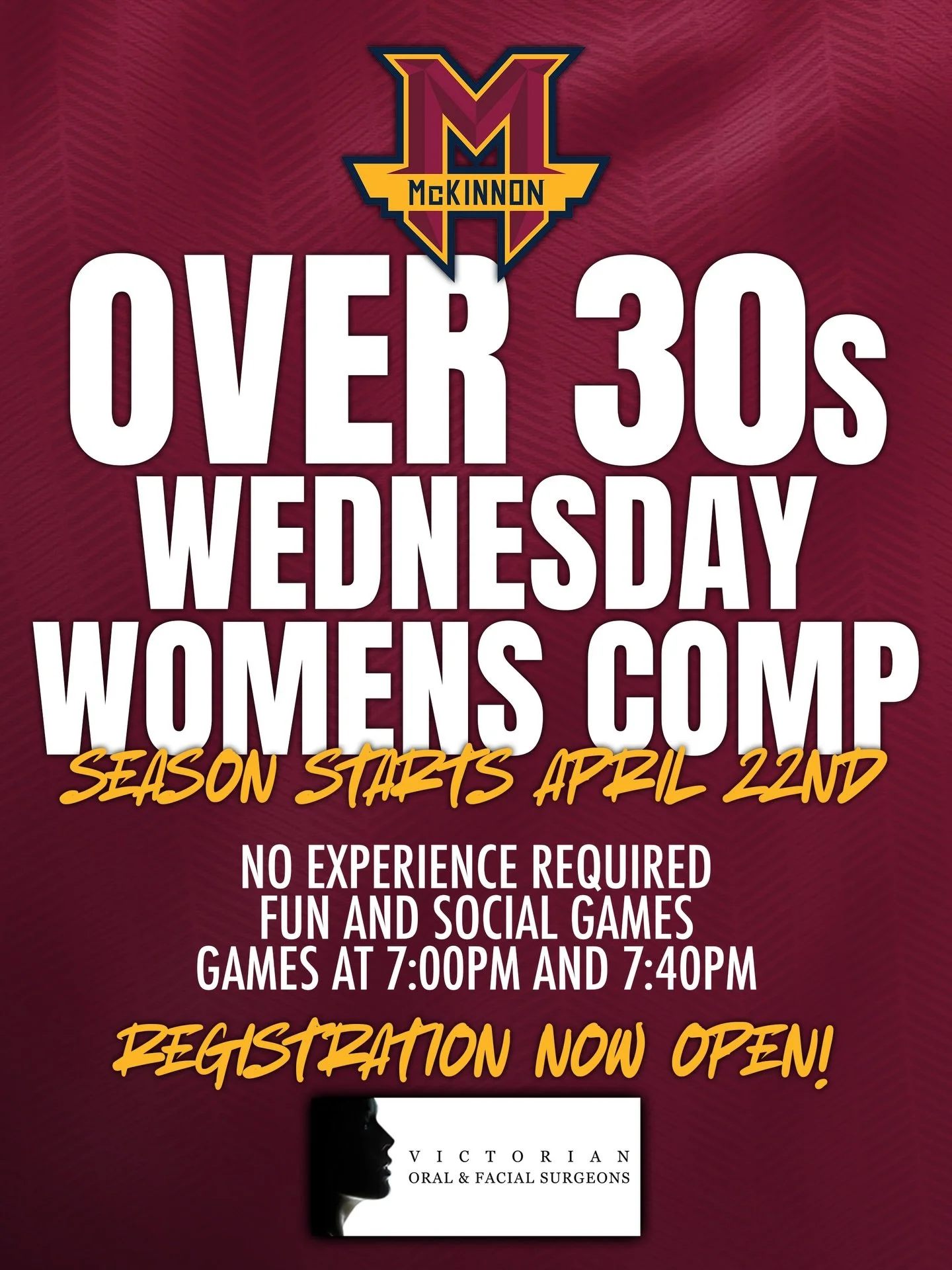 🏀 OVER 30&rsquo;s WOMEN&rsquo;S COMP &ndash; WINTER 2026 

Looking to get back into basketball or try something new? Our Wednesday night Over 30&rsquo;s Women&rsquo;s competition is the perfect mix of fun, fitness and community!

📅 Season tips off: