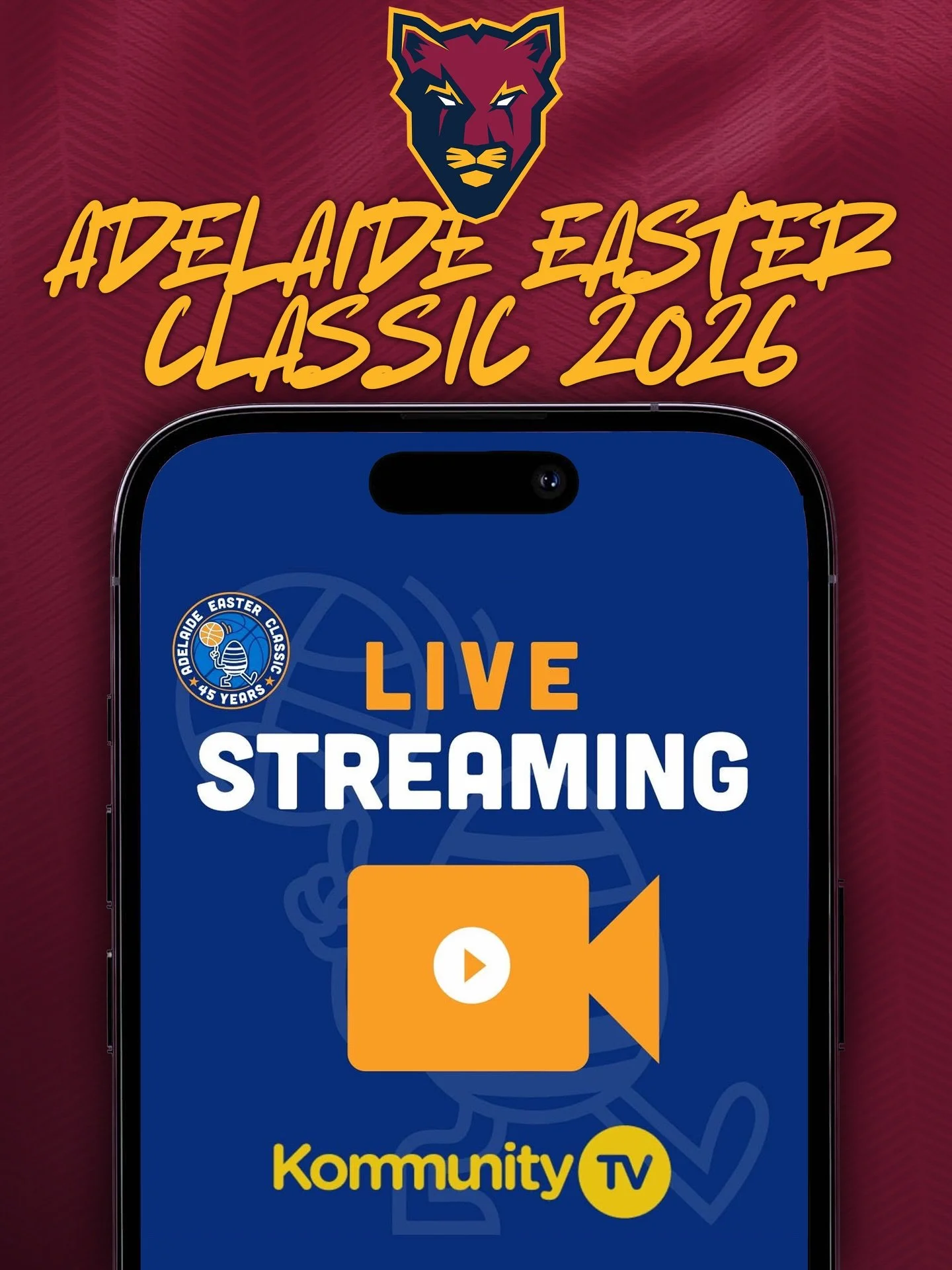 🏀 Good luck to our Junior Cougars playing in Grand Finals tomorrow at the Adelaide Easter Classic!!!  📺 If you are still in Victoria and want to watch our Under 12.2 Boys in the BU12-A1 Grand Final follow the link to find out how to watch: https://
