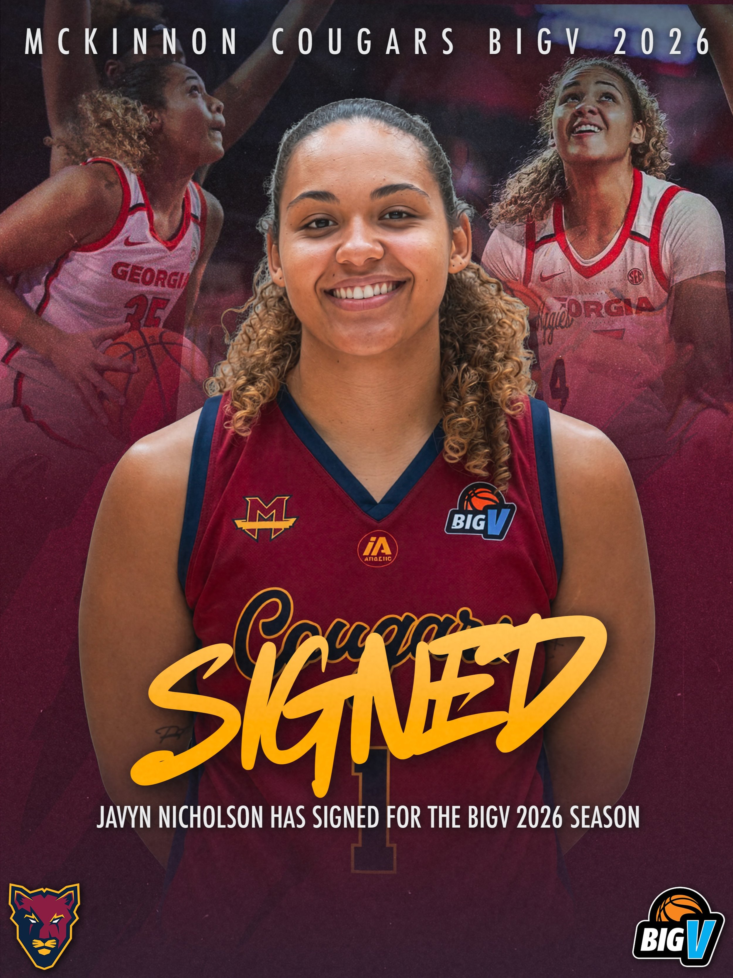 🏀 MBA are pleased to announce the signing of American import Javyn Nicholson for the remainder of the Big V Championship Women 2026 season.

📰 Read more on the MBA website