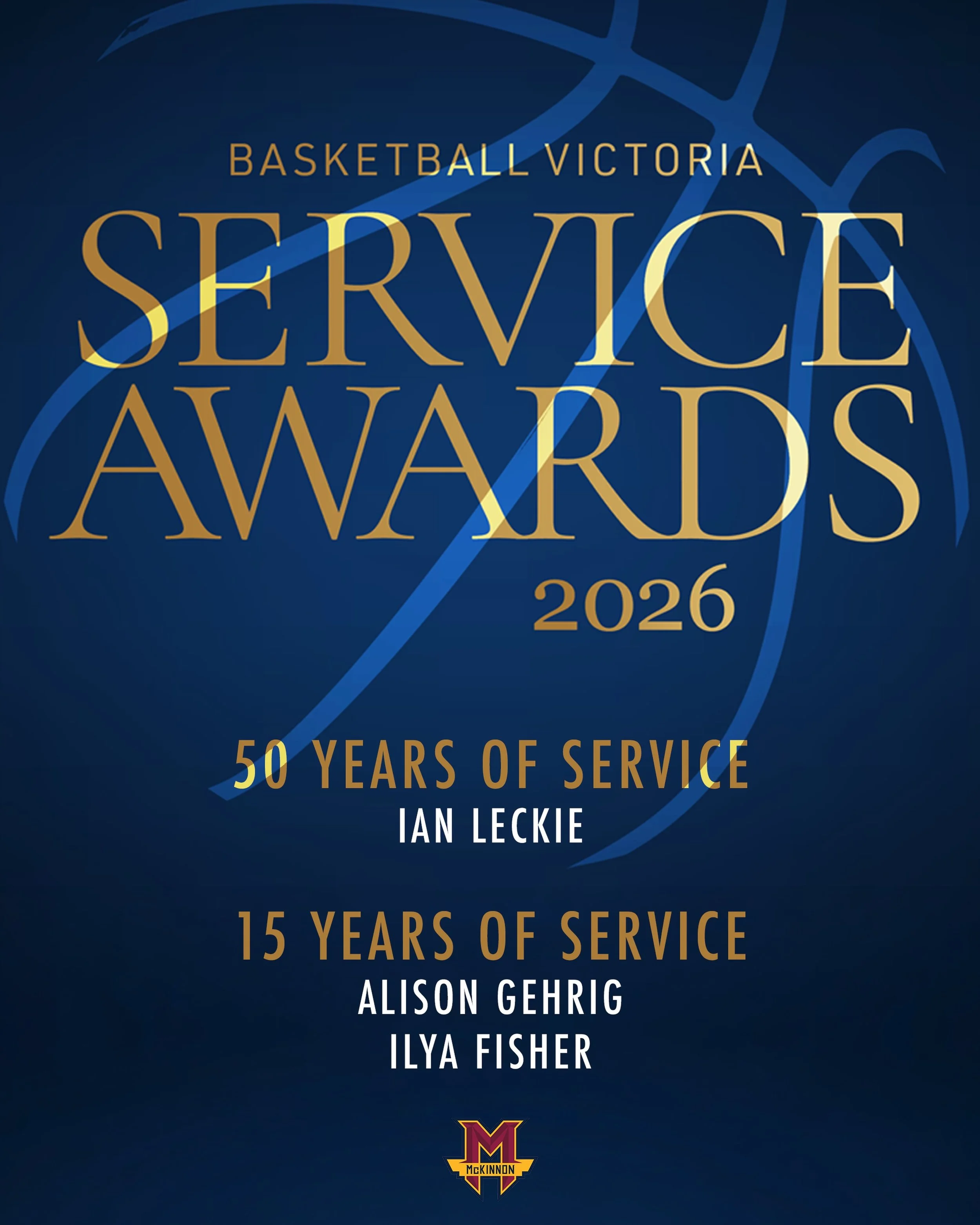 👏 MBA congratulates Ian Leckie, Alison Gehrig and Ilya Fisher on being recognised through the 2026 Basketball Victoria Service Awards as part of National Volunteer Week.