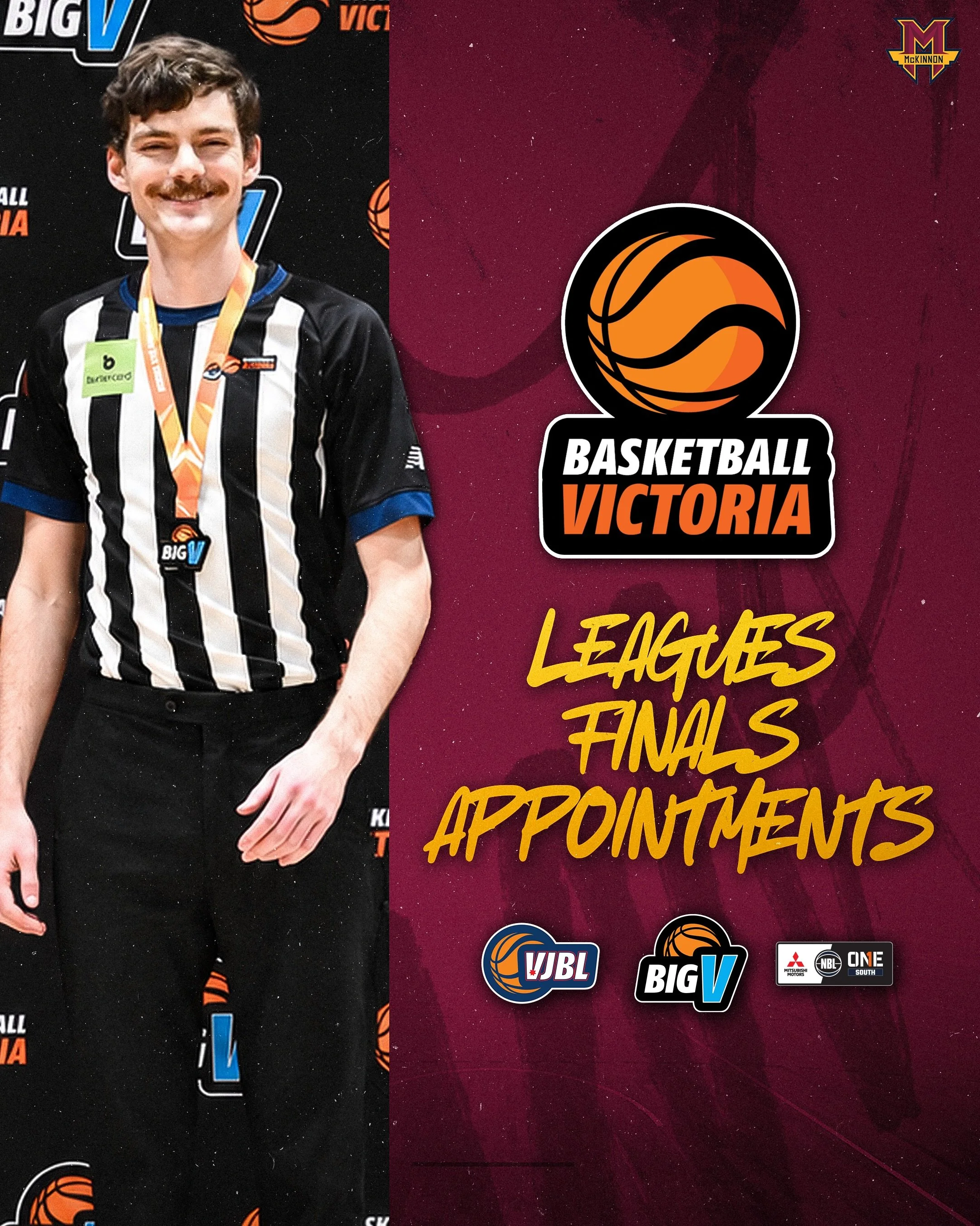 🏀 Behind every great game are officials who put in the work. 

We&rsquo;re proud to celebrate the McKinnon referees, referee coaches, scoretable officials and statisticians recognised throughout the 2025/26 BV Leagues Finals. 👏 

📲&nbsp; Read the 