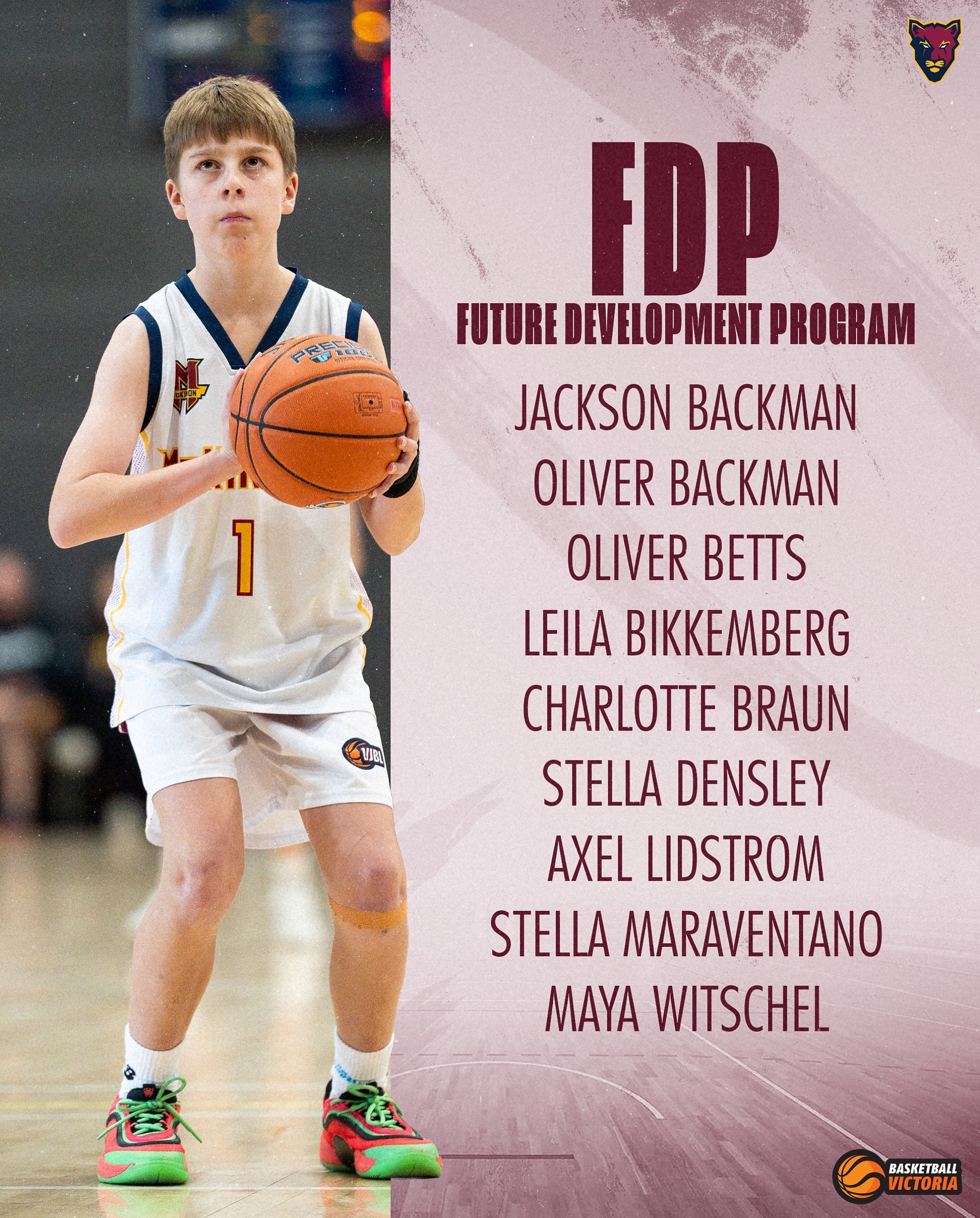 👏 Congratulations to our nine athletes selected for Basketball Victoria&rsquo;s 2026/27 Metro Future Development Program!

A fantastic opportunity to develop their skills, challenge themselves and learn alongside emerging players

📰 Read more on th