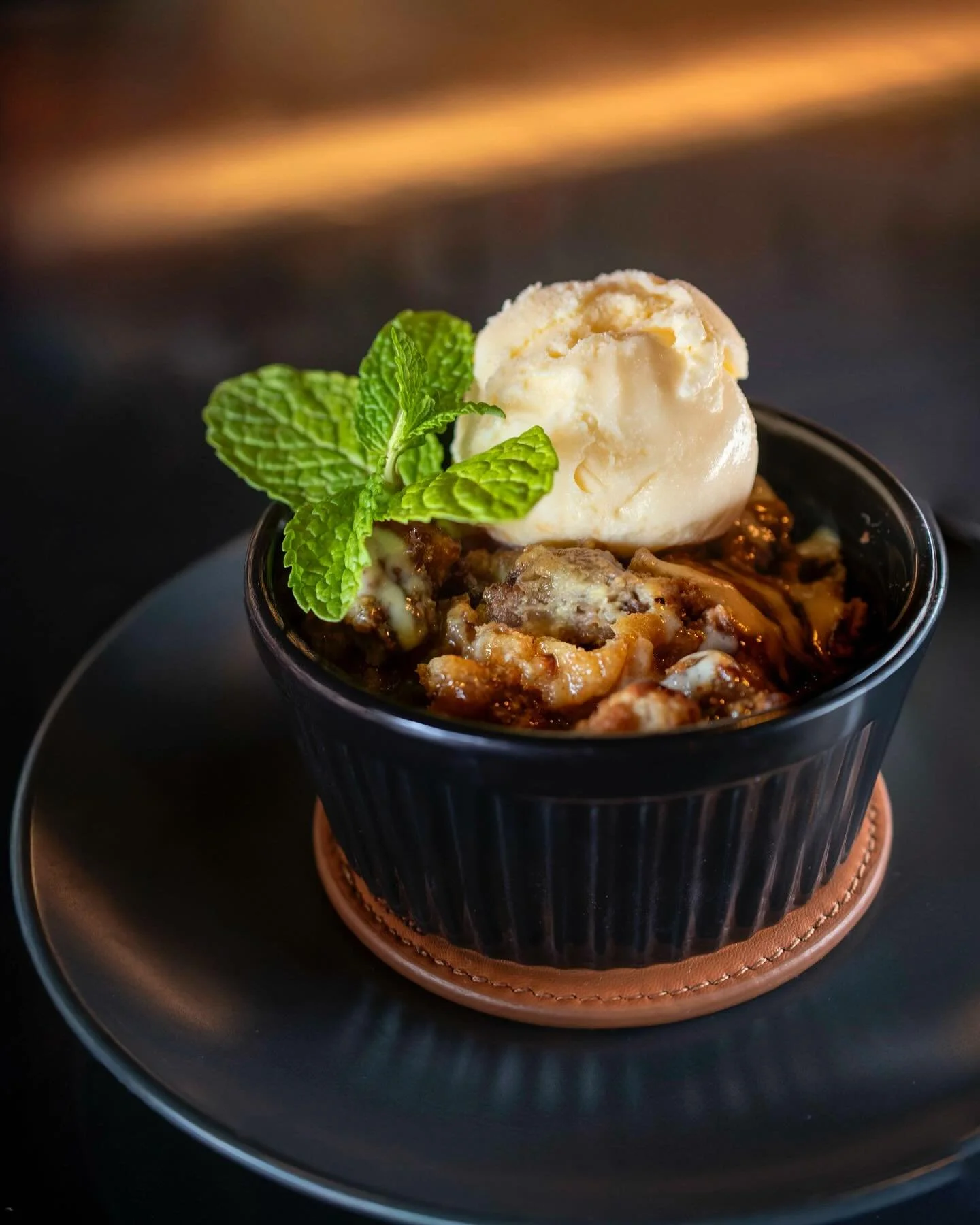 After a great steak, it&rsquo;s always nice to indulge in something a little sweet and savory... and that something is the marbled brioche bread pudding with a scoop of vanilla ice cream. Yes, it&rsquo;s as good as it looks and sounds, but don&rsquo;