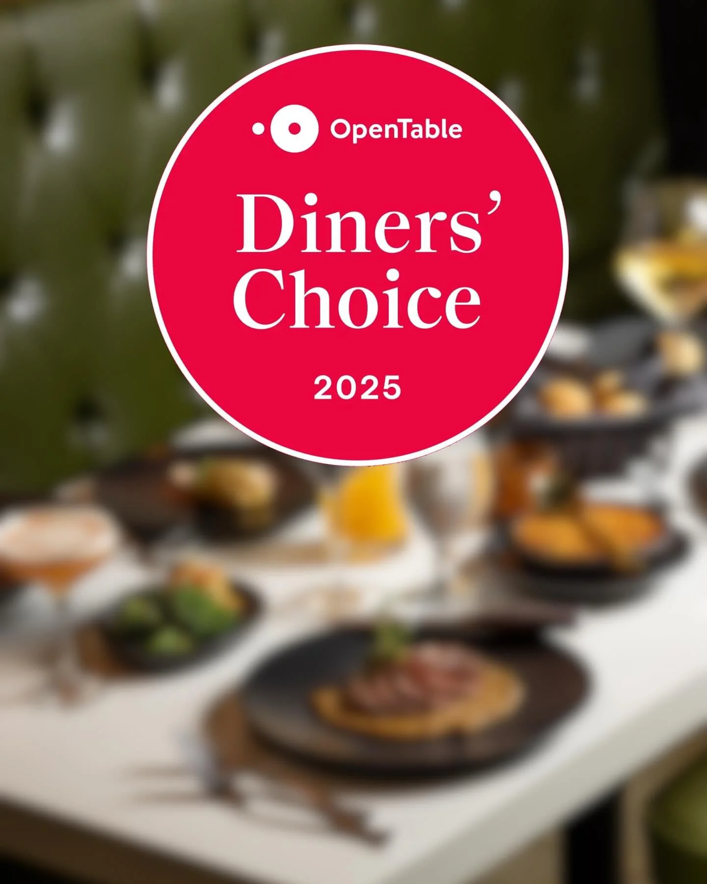 It is an absolute honor to be included as one of the @opentable &ldquo;Diner&rsquo;s Choice&rdquo; restaurants! Thank you to our incredible patrons and staff who make Porterhouse all that it is. 

#DinersChoiceAward #opentabledinerschoicewinner 
#ste