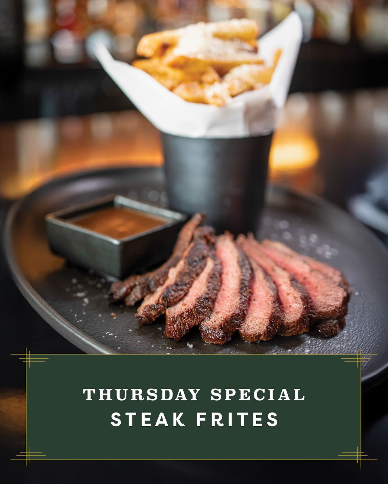 Whoever decided to put steak and fries together oughta get a medal. It&rsquo;s a simple pairing, sure, but we can&rsquo;t think of anything more comforting. And that au poivre sauce on the side? Chef Bijan isn&rsquo;t messing around. All you need is 