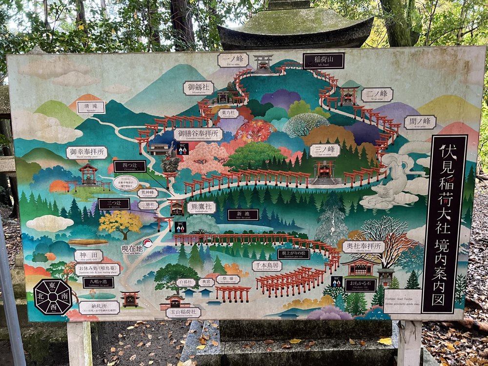 Fushimi Inari Map