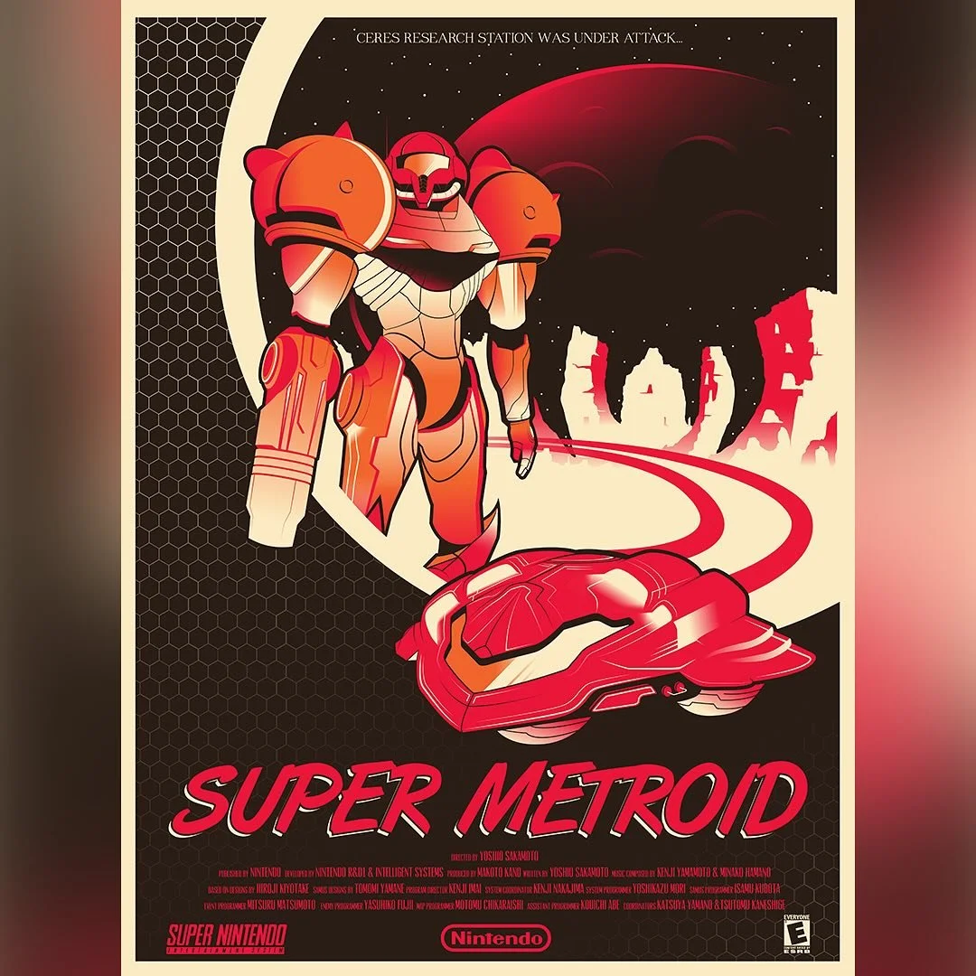 Super Metroid 

.

.

.

.

.

.

.

.

.

.

.

#PosterDesign #IllustrationArt #GraphicDesign #ArtOfTheDay #DesignInspiration #CreativeArt #PosterArt #DesignLife #VisualArt #DigitalArt #Artwork #Illustration #GraphicDesigner #ArtLovers #DesignCommun