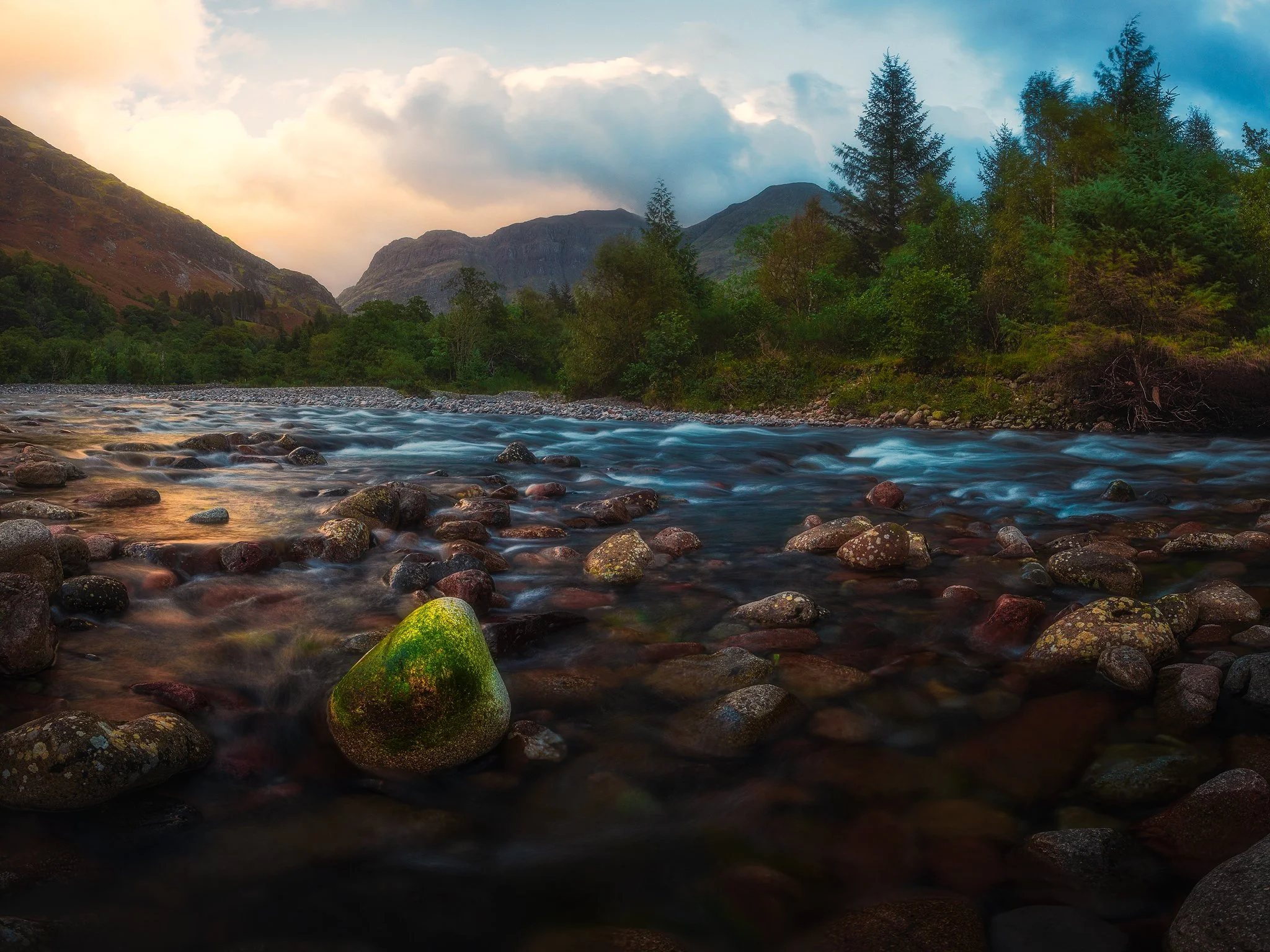 Sunset By The River Coe II