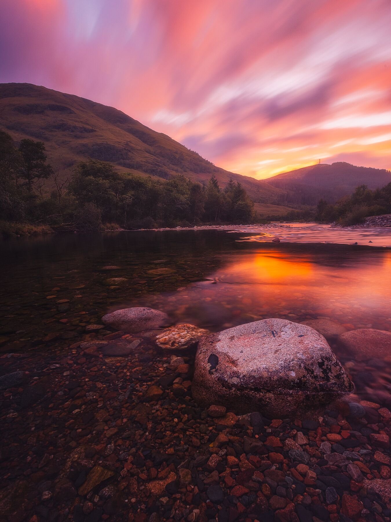 Sunset By The River Coe III
