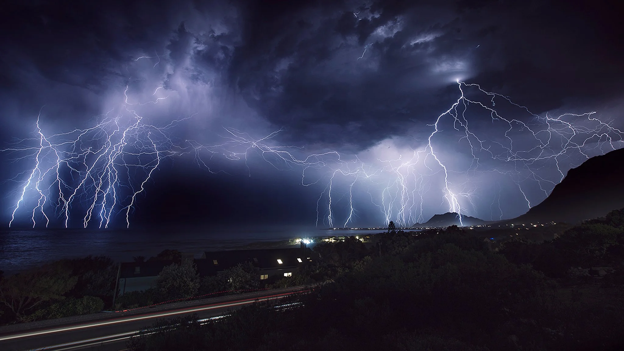 Lightning Above The Bay
