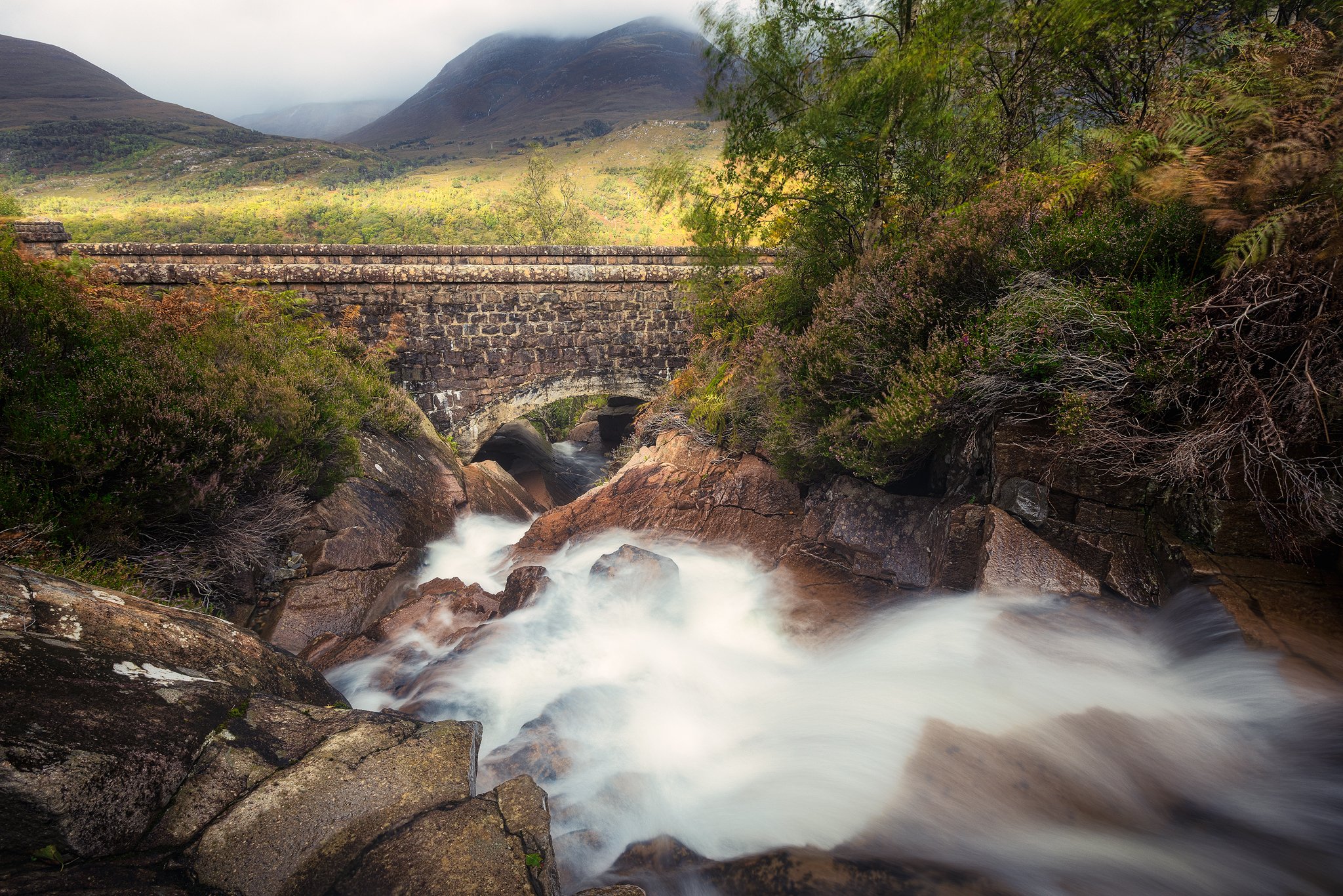 Waterfall Near Loch Leven II