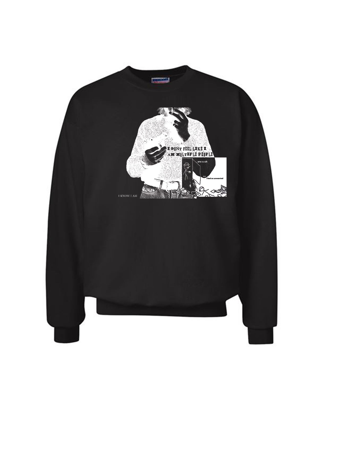 Multiple People Black Crew