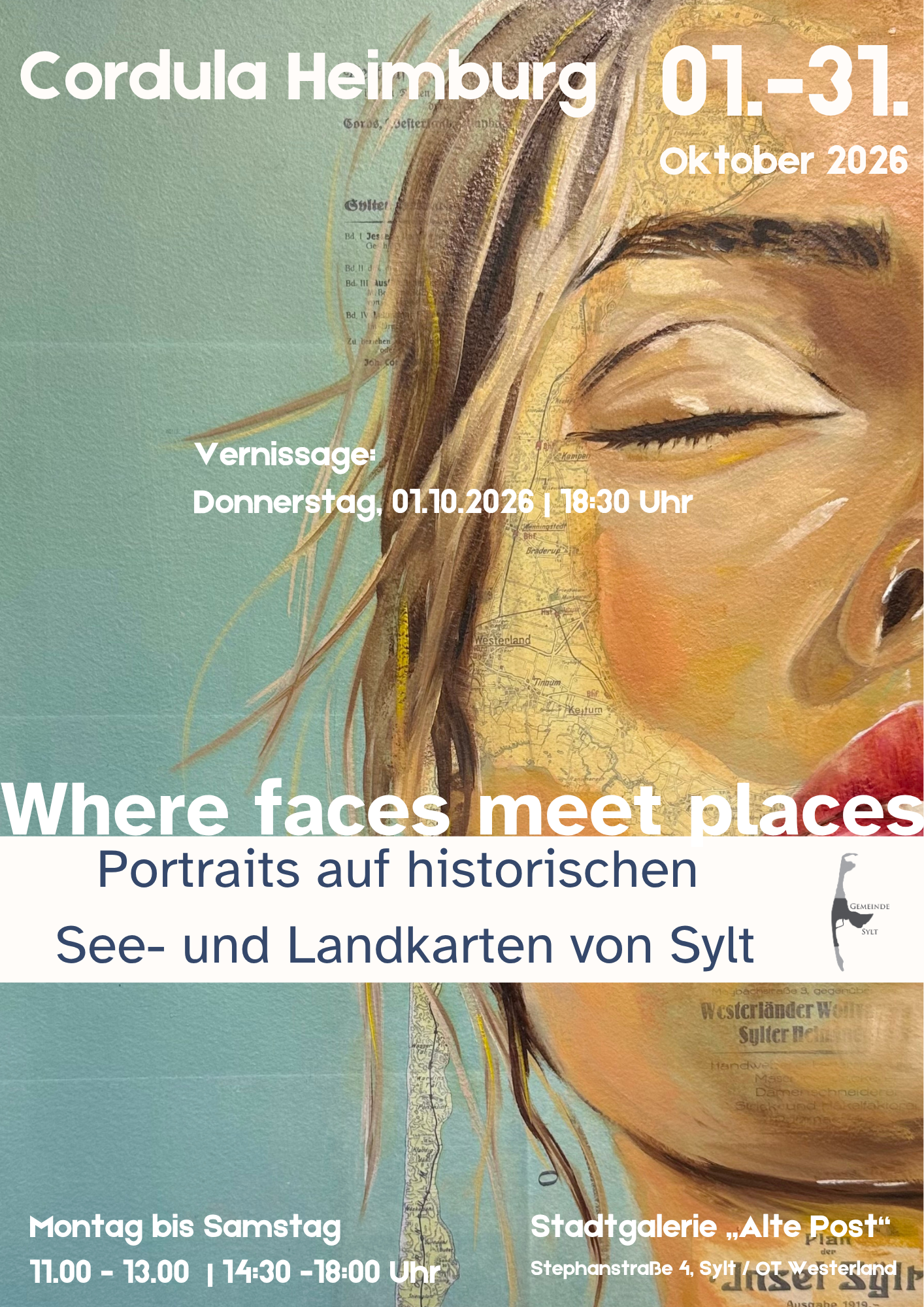 Coming soon - Portraits auf historischen See- und Landkarten von Sylt