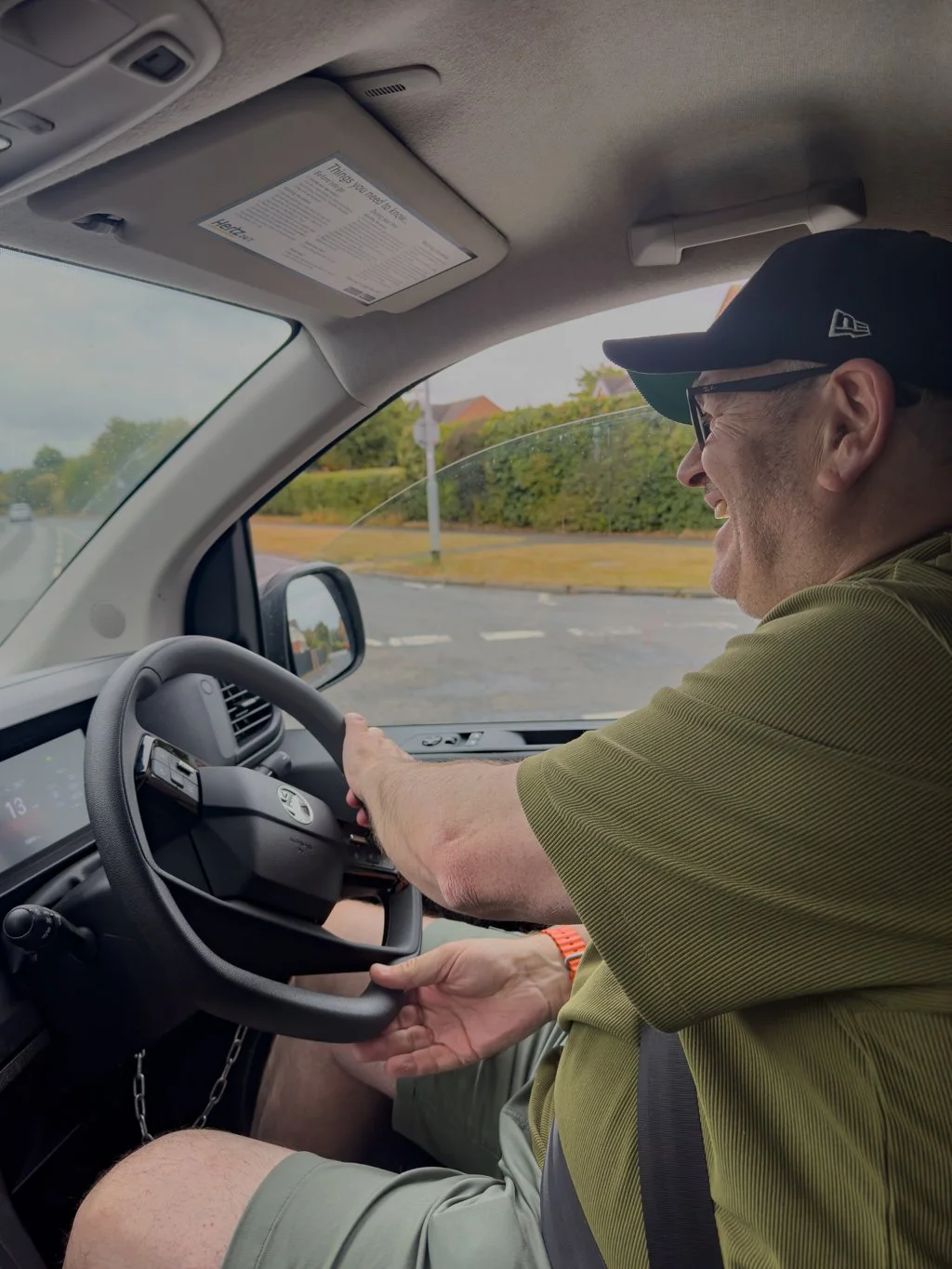 Thurs 20th Aug - van driver