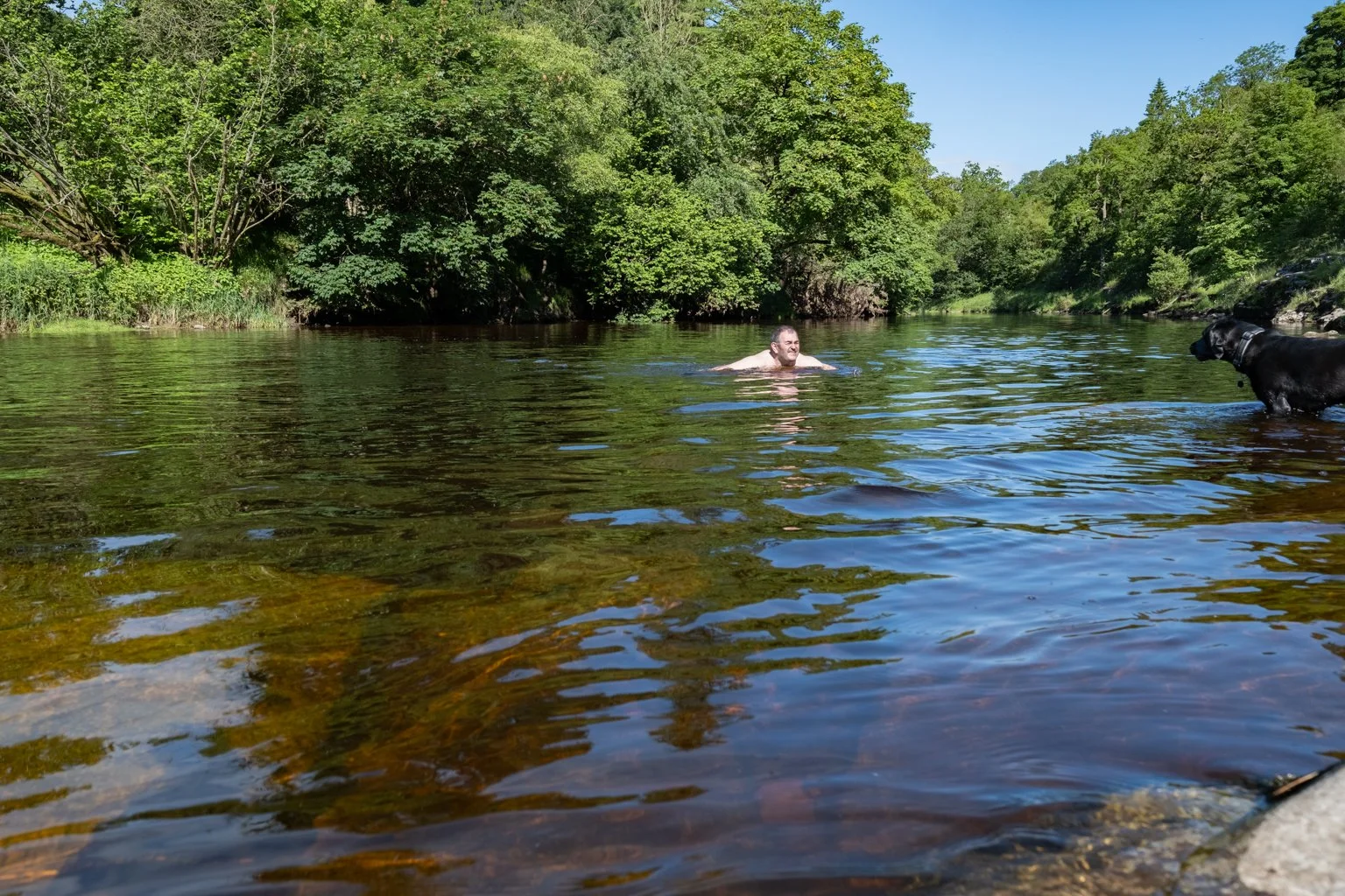 Sunday 21st June - in the River Wharf near Grassington