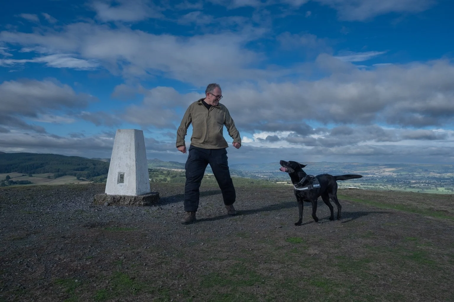 Sat 12th Sep - top of Pontesford Hill