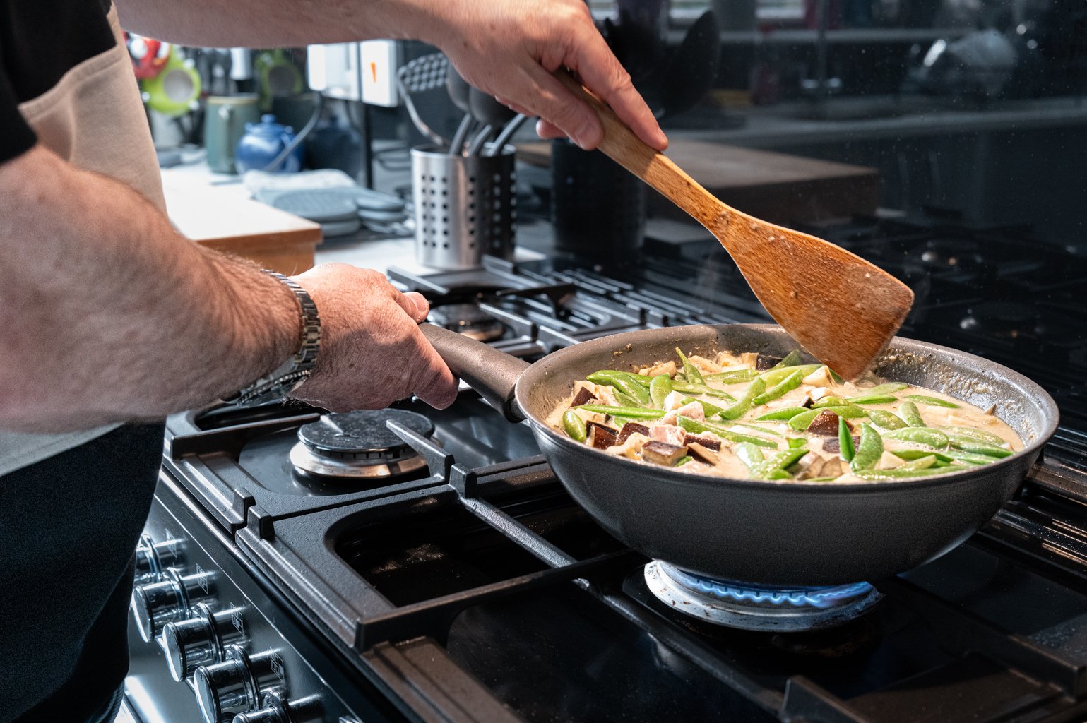 Sunday 12th April - cooking Thai Green chicken curry