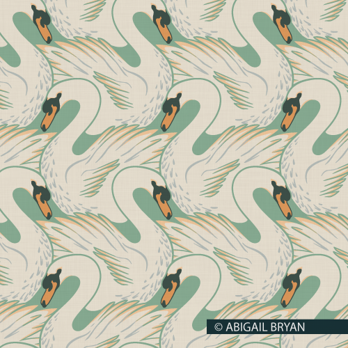 Summer Swans by Abigail Bryan