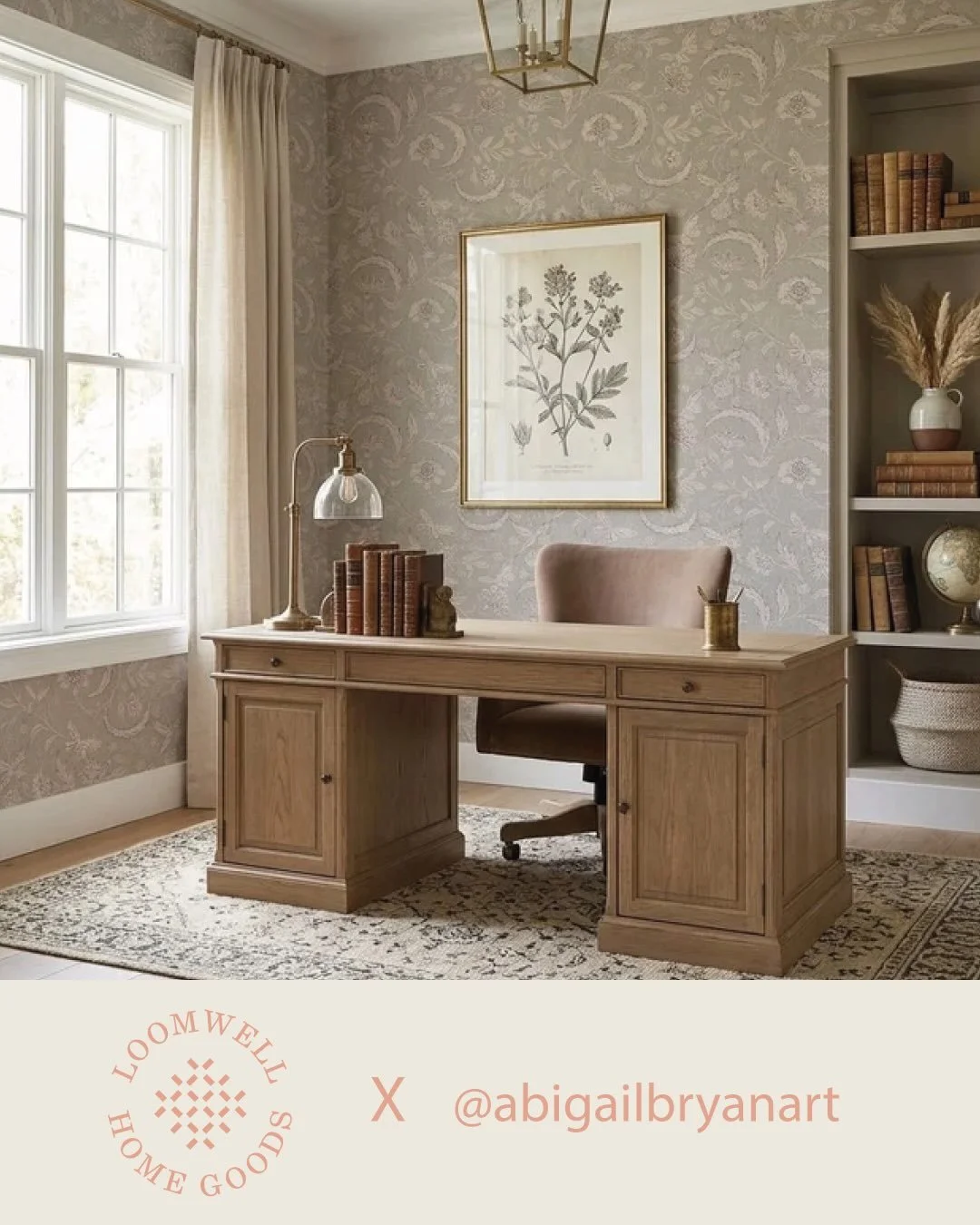 Loomwell Home Goods x Abigail Bryan!
I&rsquo;m so excited to introduce my new exclusive wallpapers and collaborations with Loomwell Home Goods! @loomwell Meet Kaya wallpaper she&rsquo;s a timeless classic❤️
I was truly honored to be chosen as one of 
